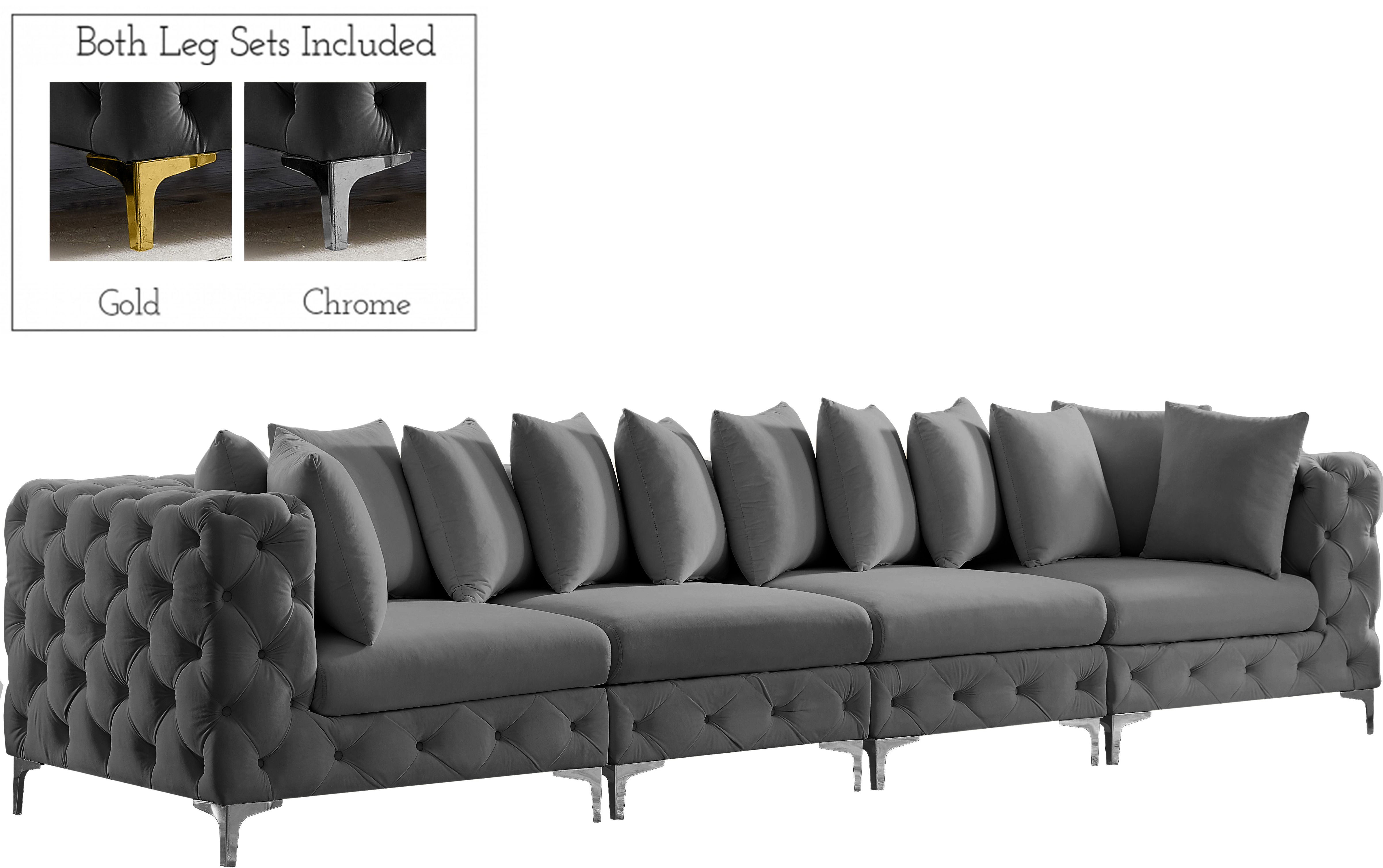Tremblay - 4 Piece Modular Sofa - Gray