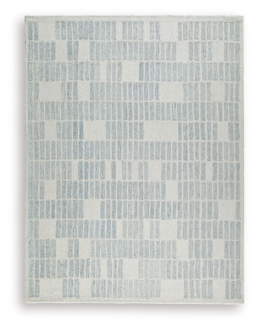 Dylanton - 8' x 10' Rug - Ivory / Blue