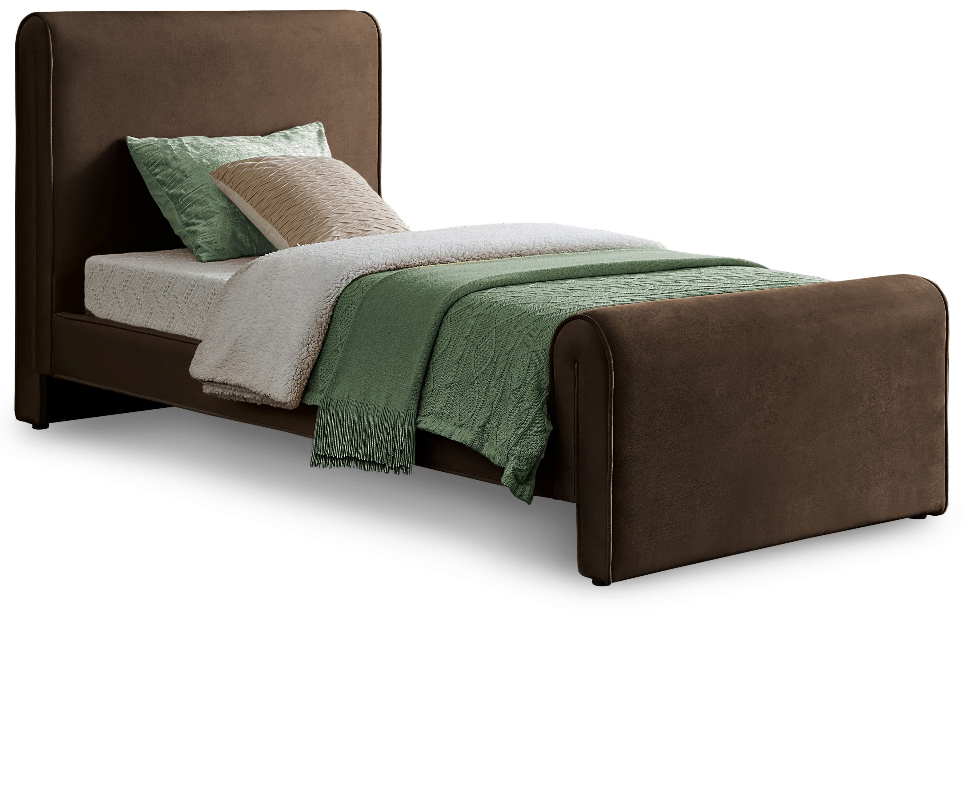 Sloan - Twin Bed - Brown
