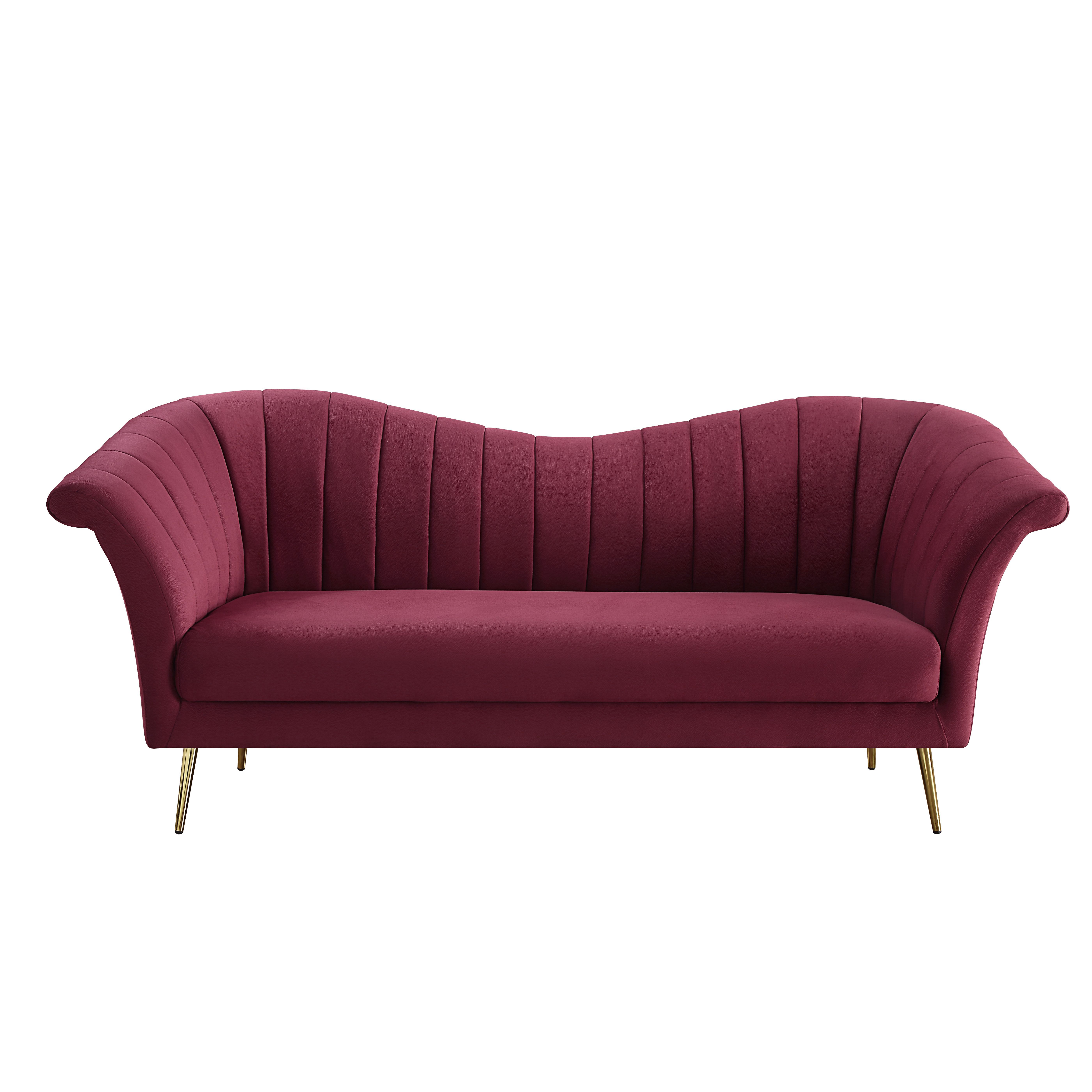 Callista - Sofa - Red Velvet, red, view 2