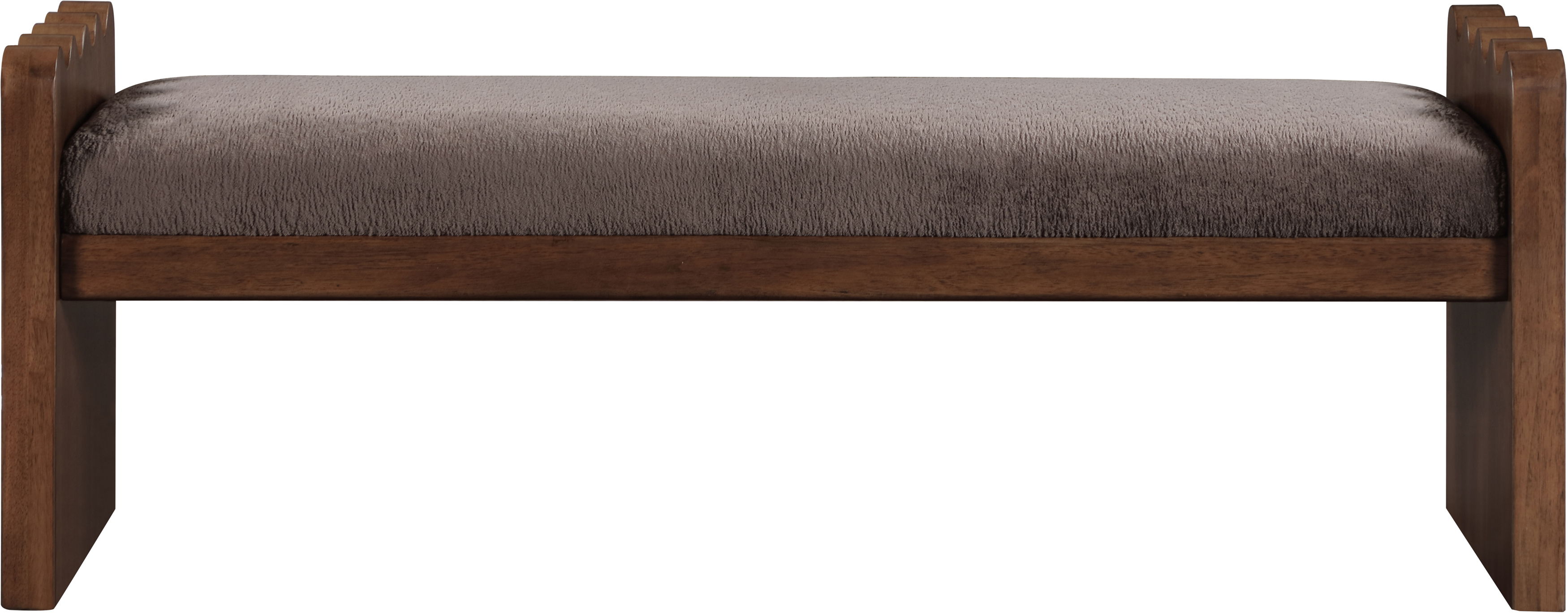 Sonia - Bench With Brown Base - Brown