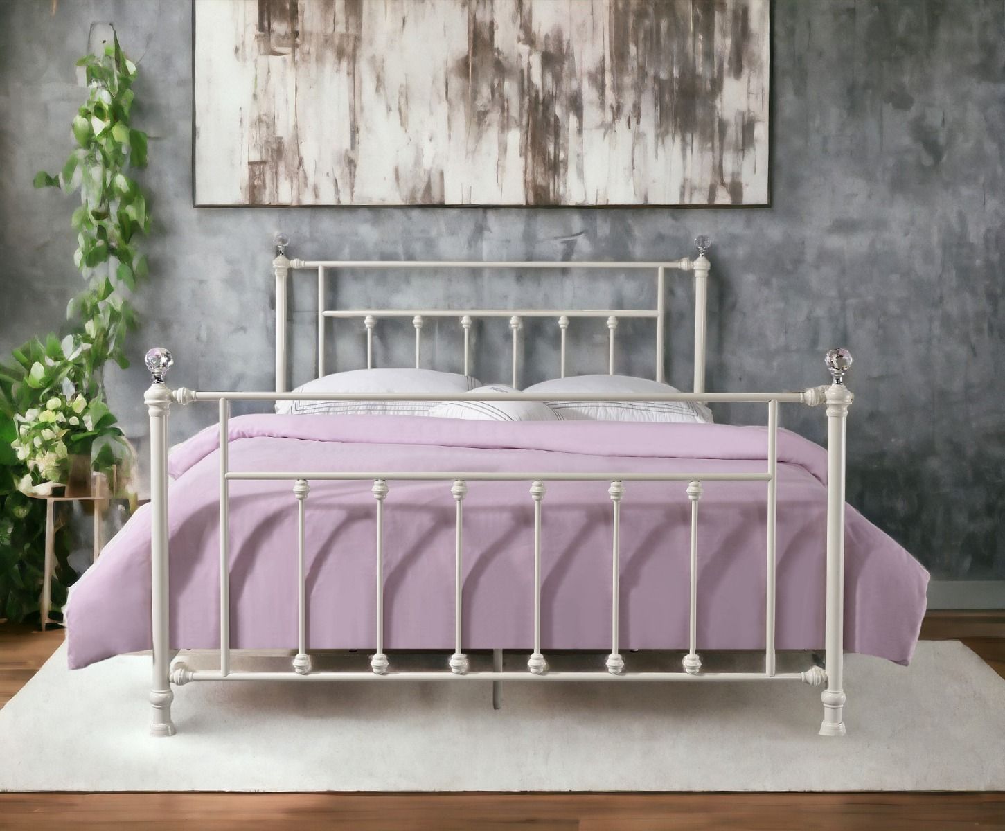 Comet - Full Bed - White, white, view 5