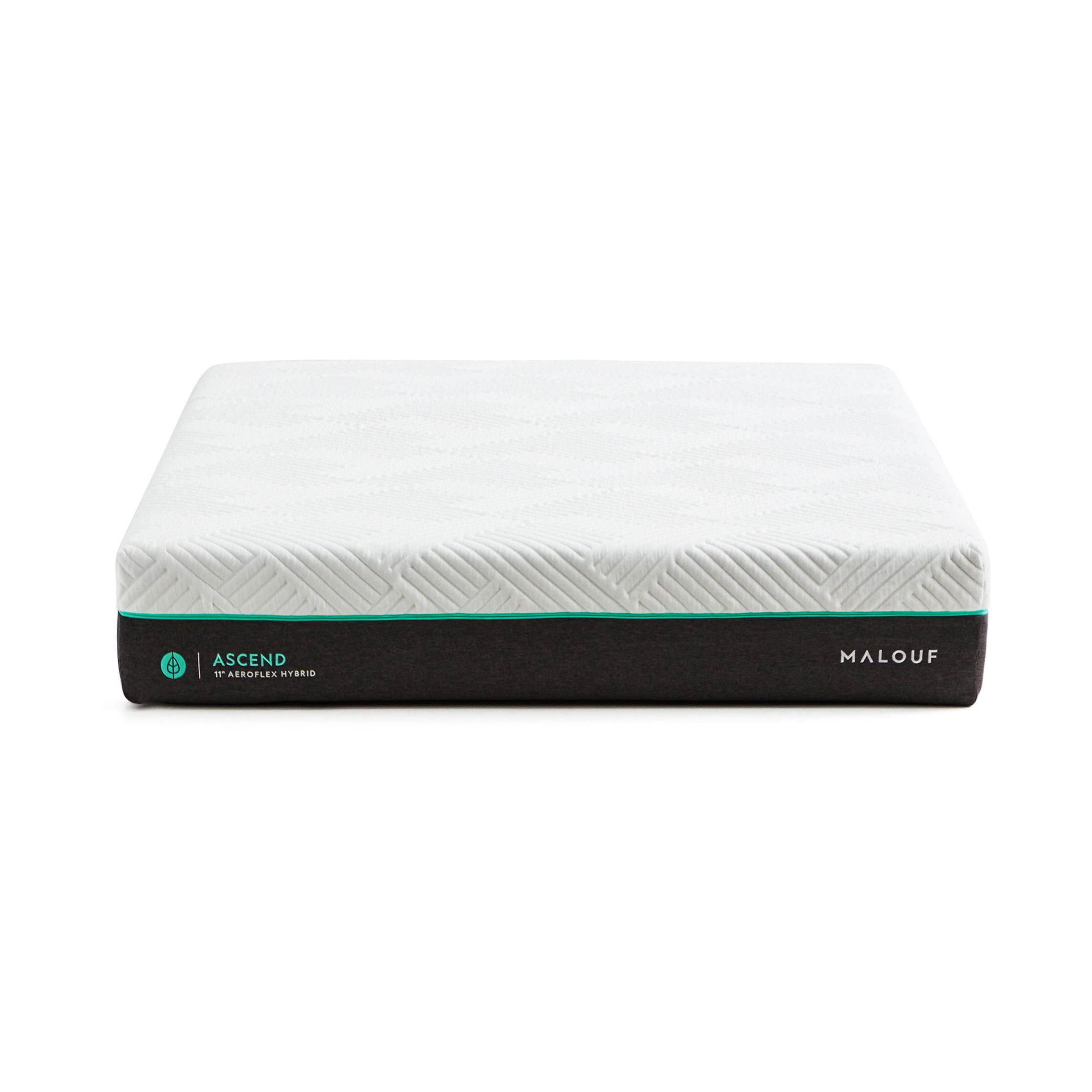 Ascend - 11\" California King AeroFlexâ„¢ Hybrid Mattress - White / Black Image