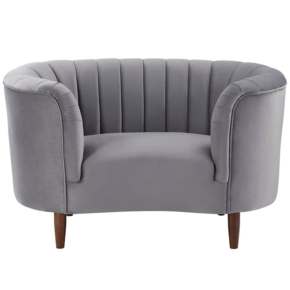 Millephri - Chair - Gray Velvet, gray, view 8