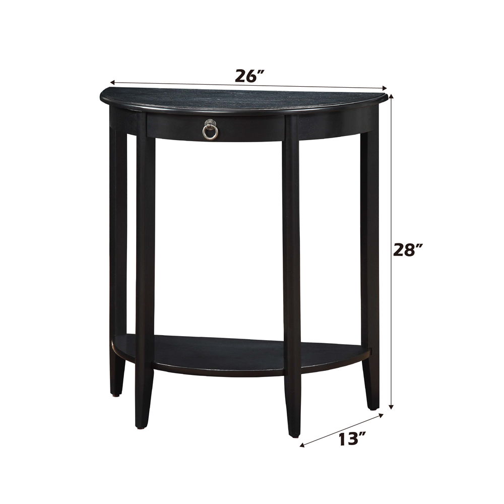 Justino II - Console Table - Black, black, view 6