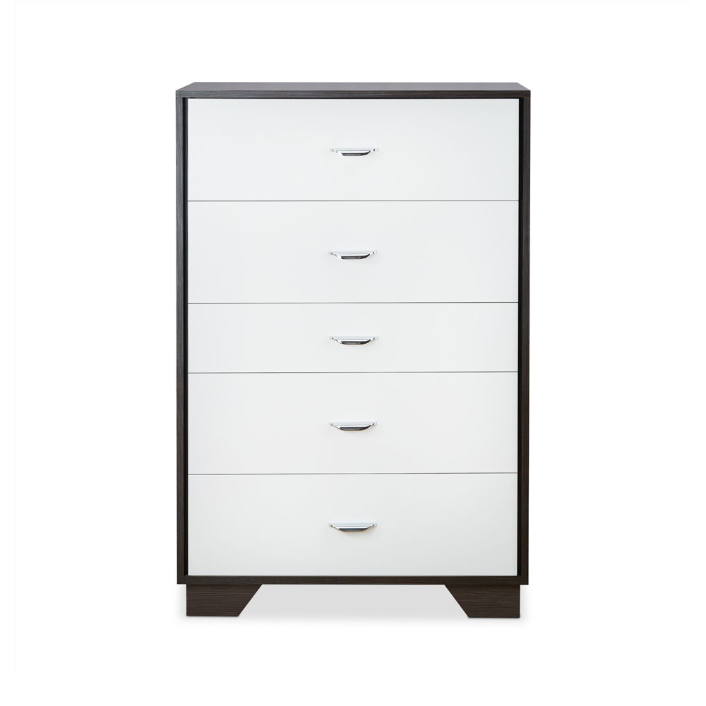 Eloy - Chest - White & Espresso, black, view 8
