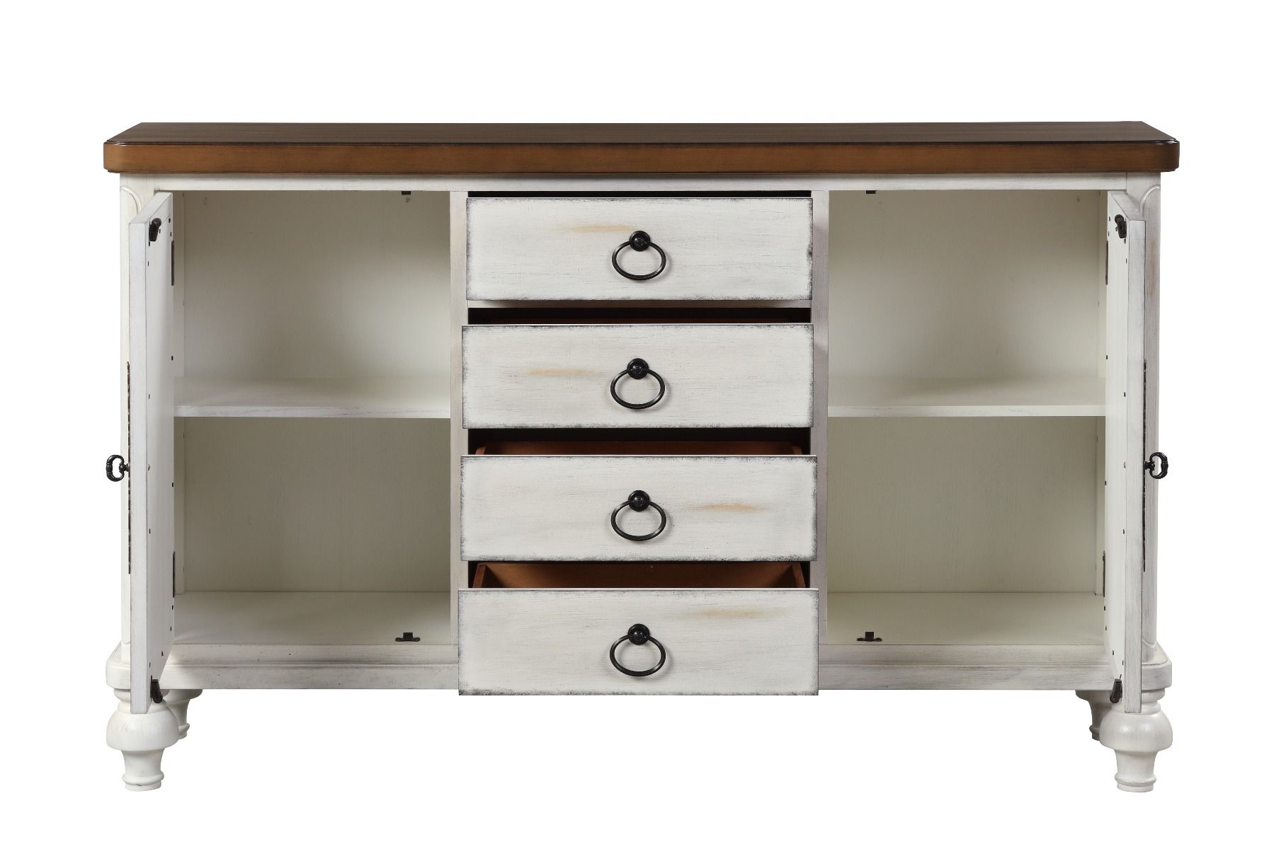 Vermont - Console Cabinet - Antique White, beige, view 3