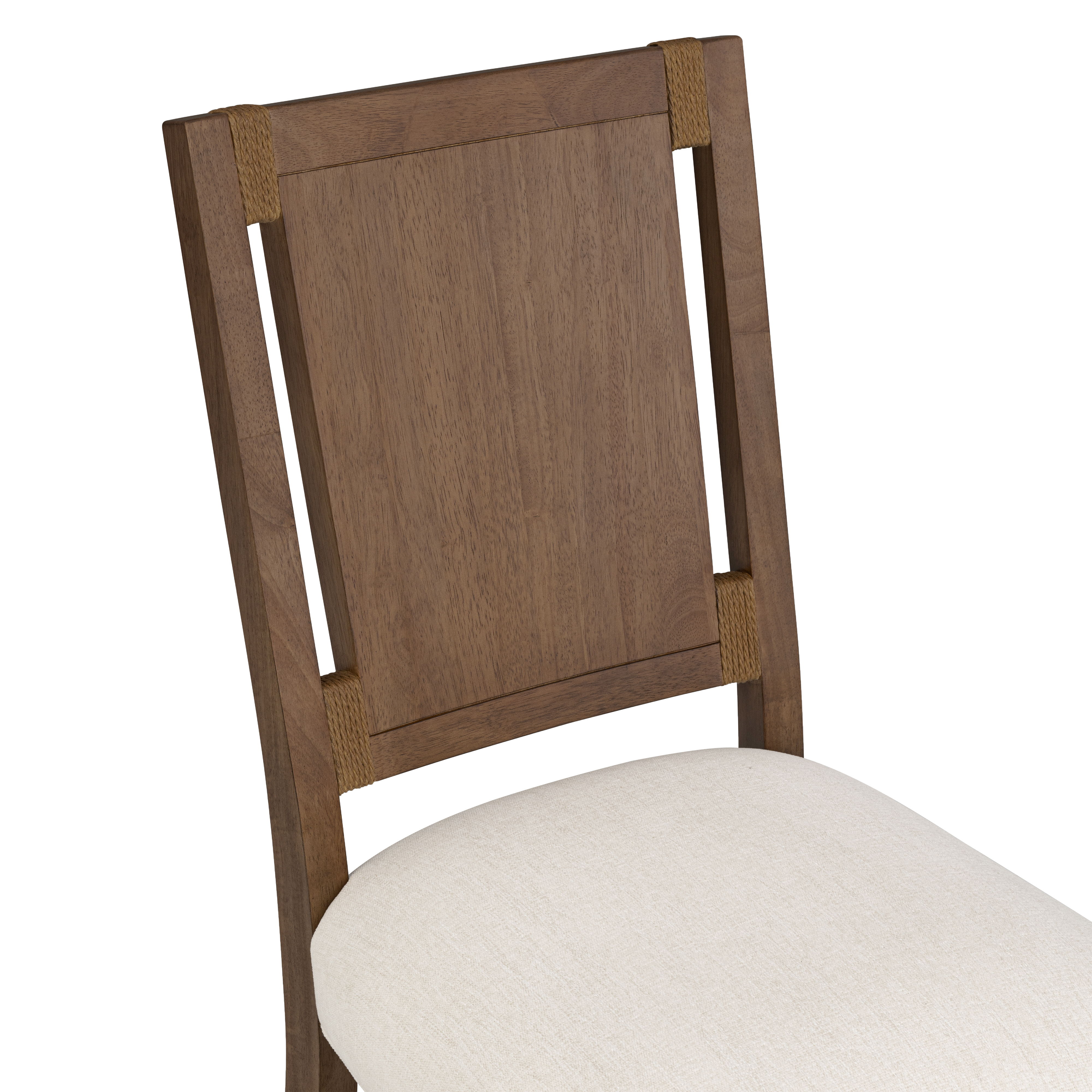 Lincoln - Upholstered Dining Chair - Brown / Milk, light brown, view 6