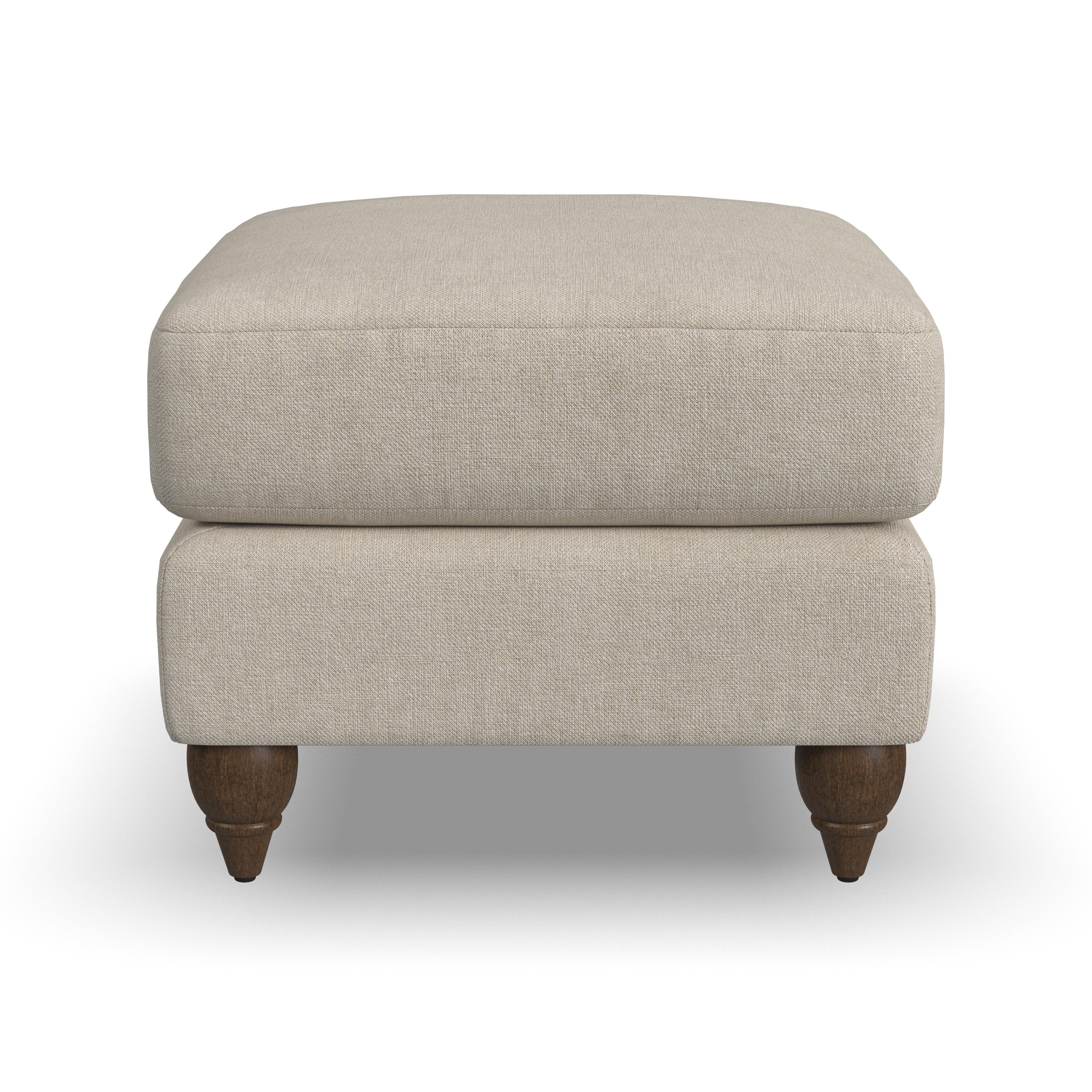 Stella - Fabric Ottoman, light gray, view 7