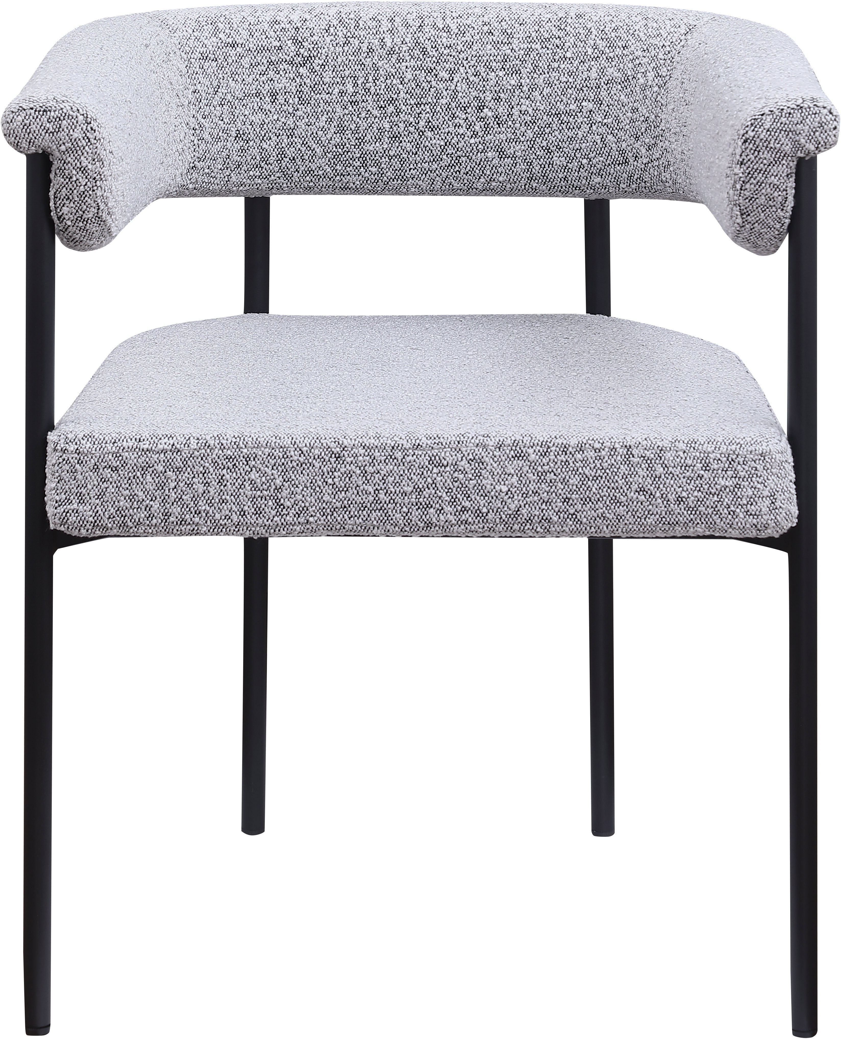 Malin - Boucle Dining Chair (Set of 2) - Gray