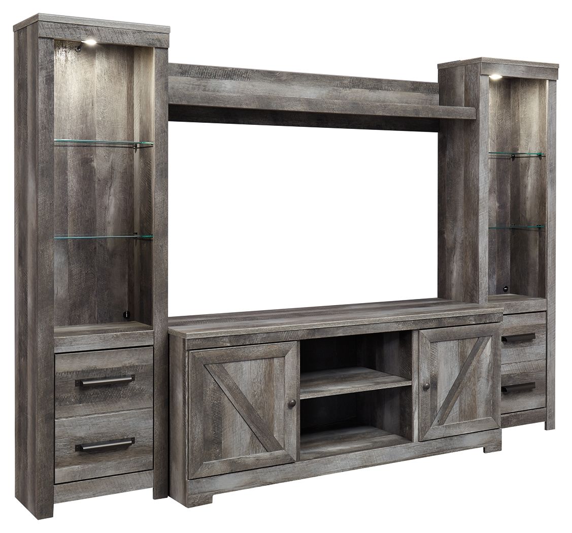 4 Pc · Entertainment Center - 63" TV Stand