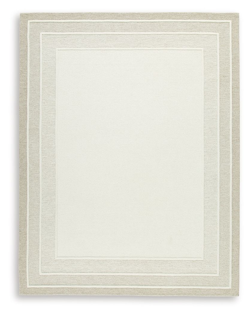 TeeLGan - 8' x 10' Rug - Ivory / Tan