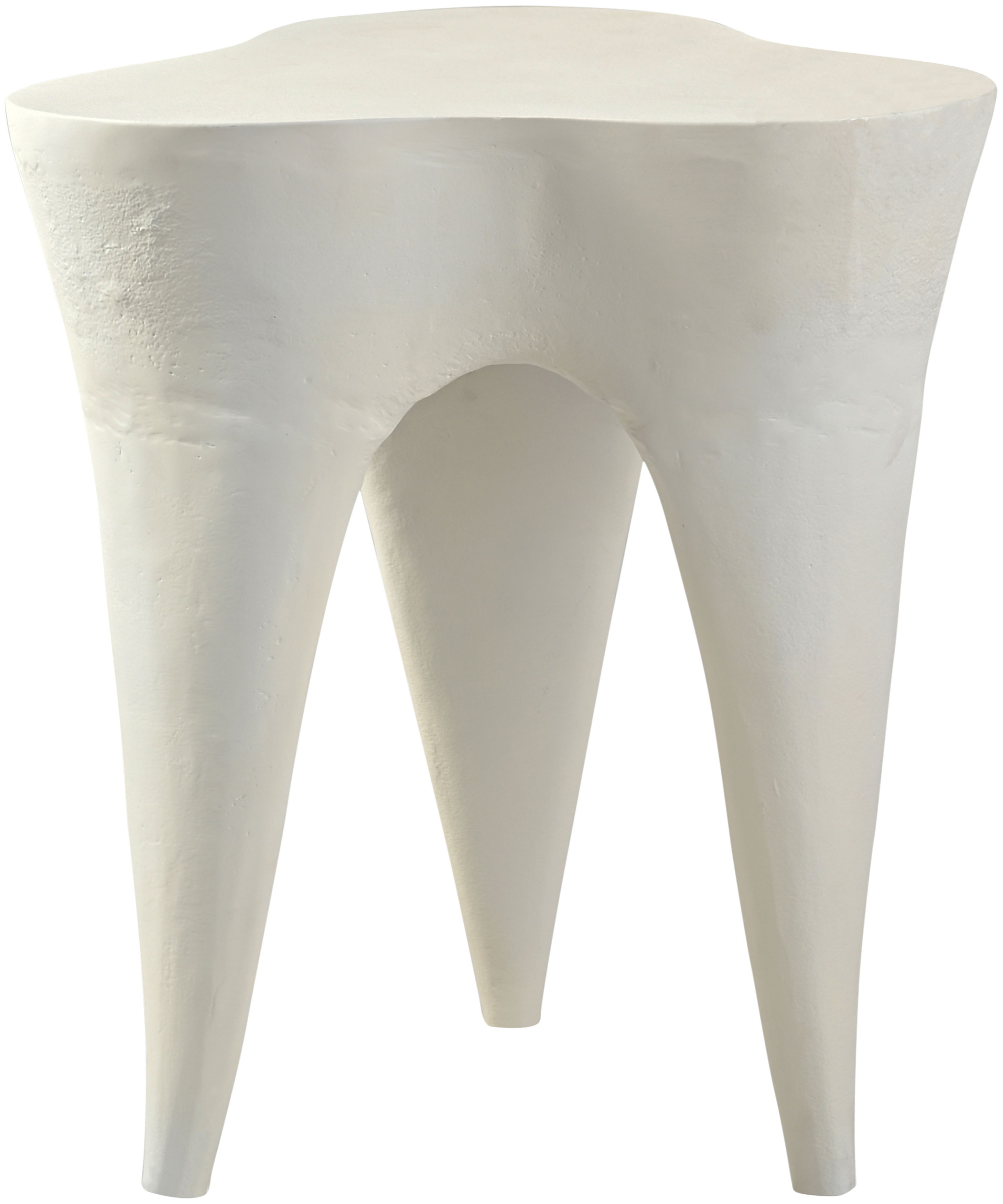 Bourges - Aluminum End Table - Cream