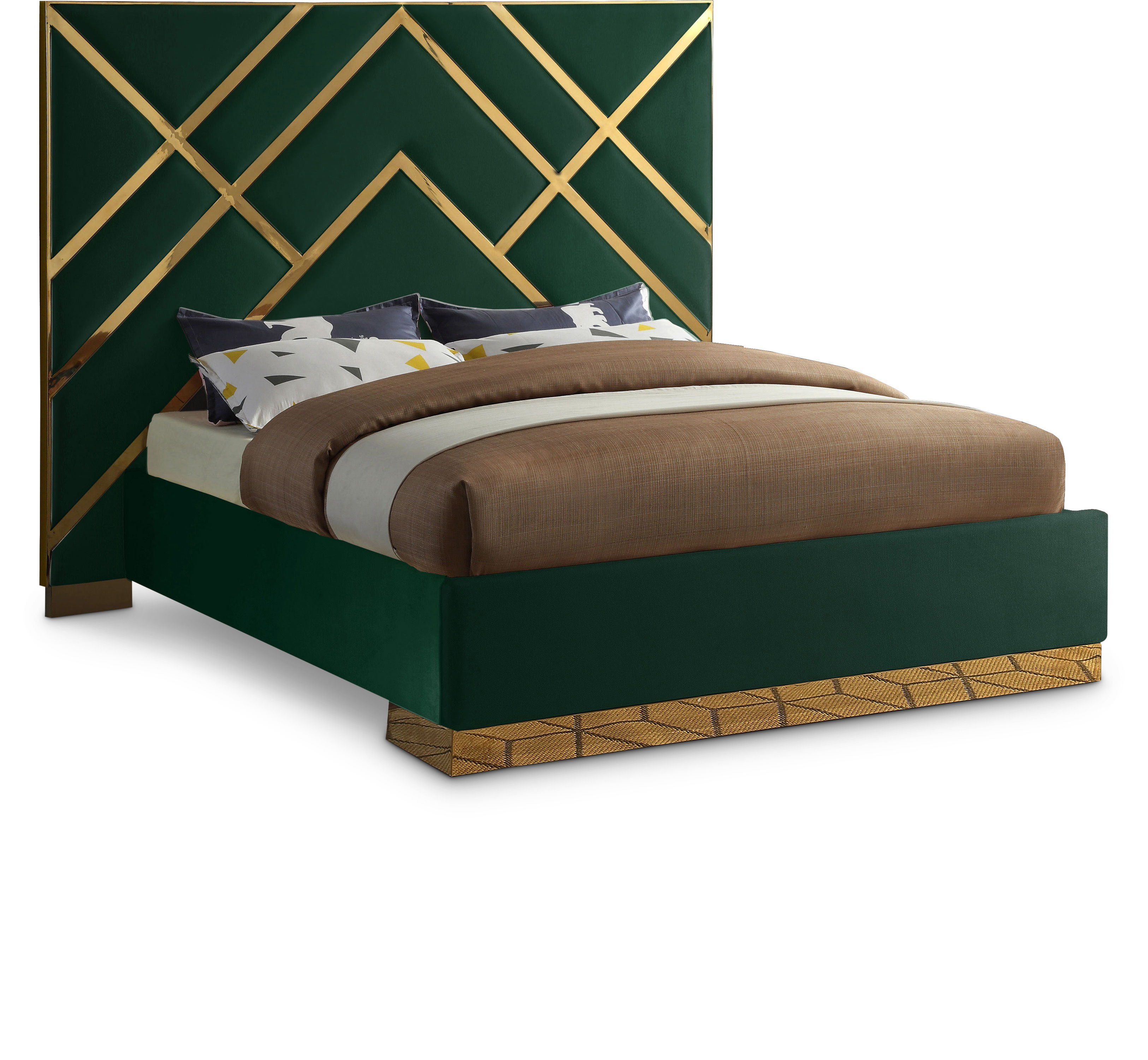 Vector - King Bed - Green