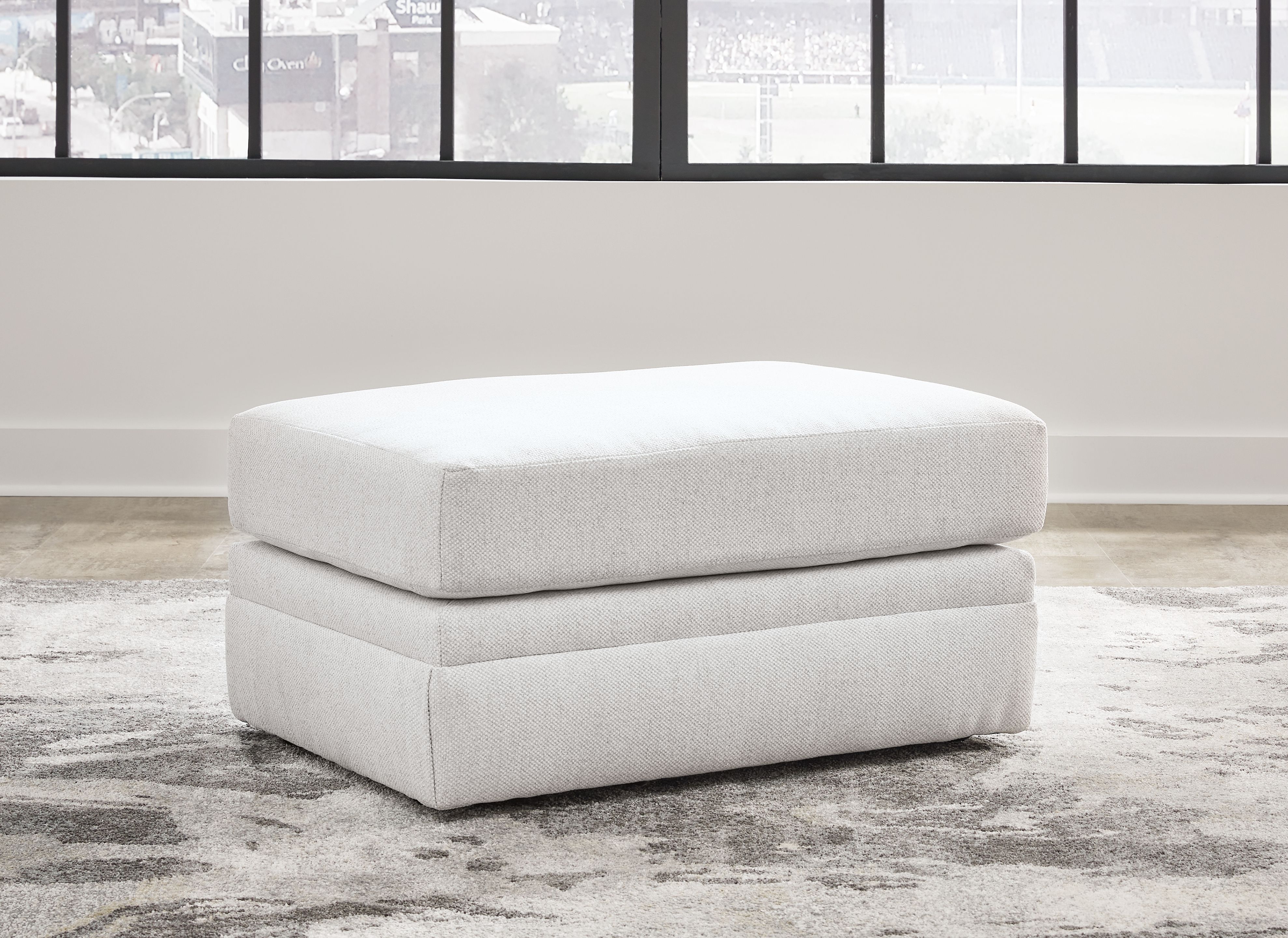 Ashley Furniture Maitelynn - Ottoman - Chalk - Image 2