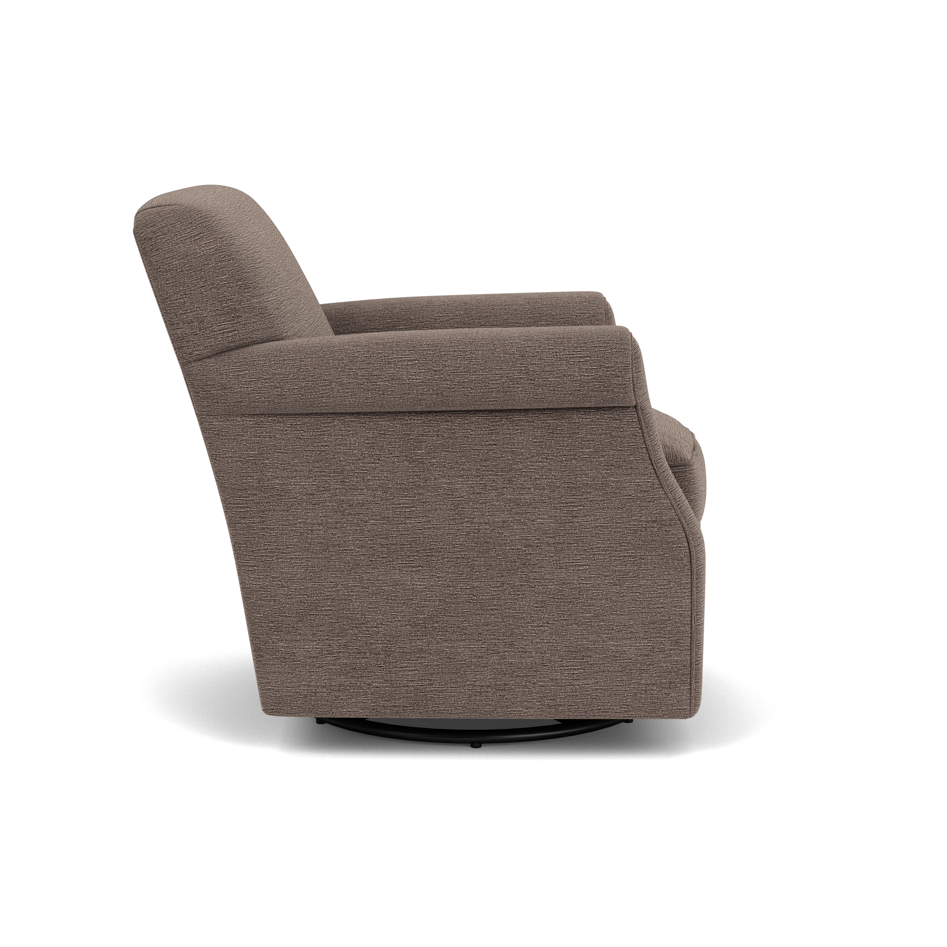 Mabel - Fabric Swivel Chair, white, view 8