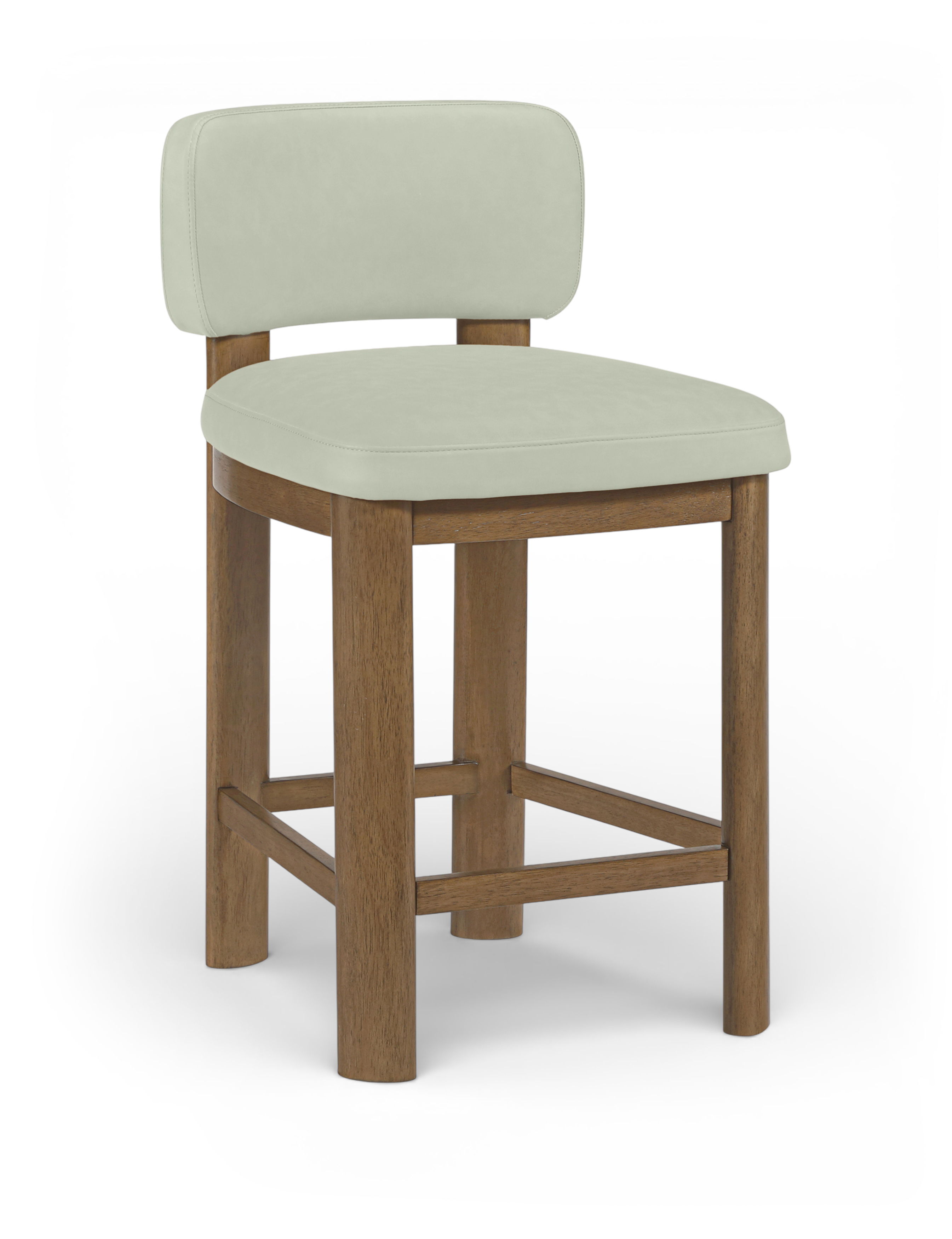 Paloma - Vegan Leather Upholstered Counter Stool (Set of 2) - Mint