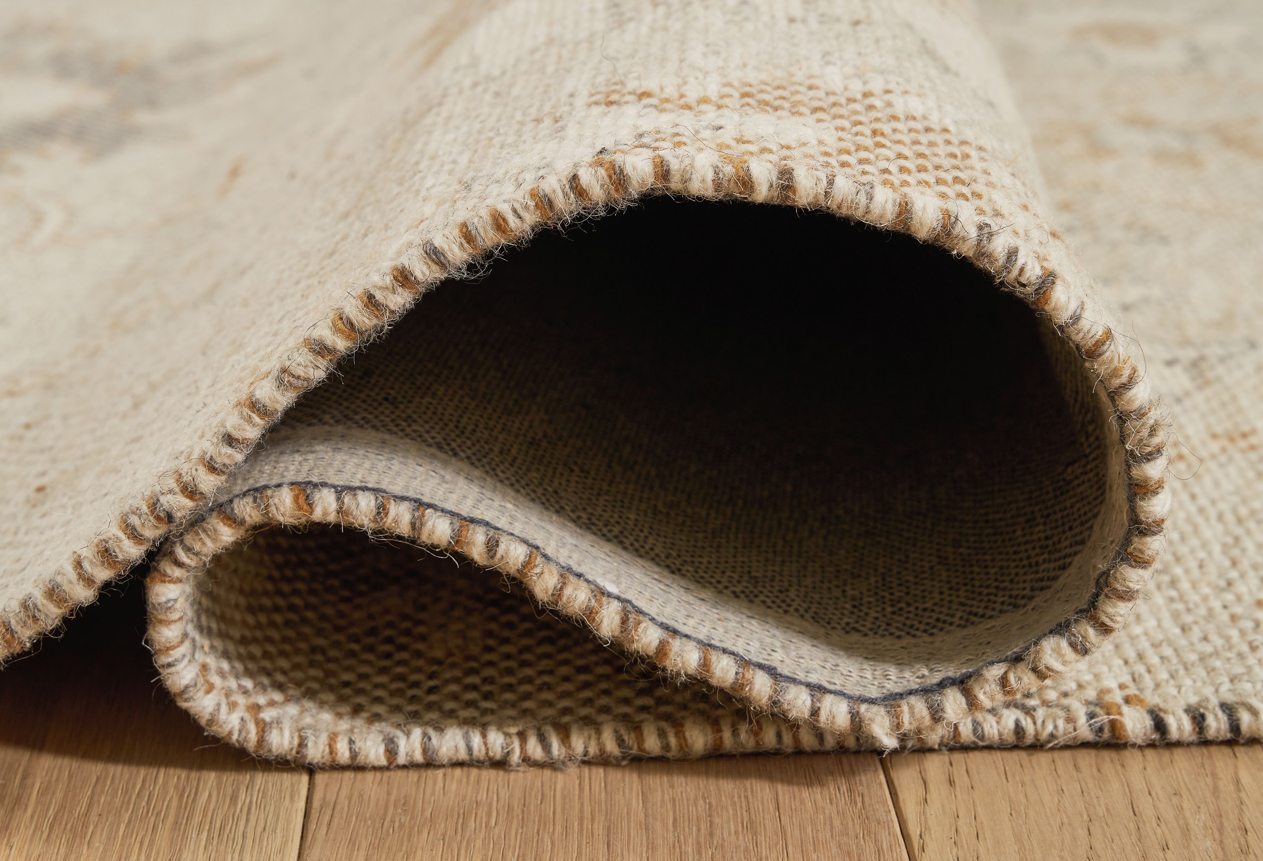 Ashley Furniture Calkin - 8' x 10' Rug - Linen / Gray / Caramel - Image 4