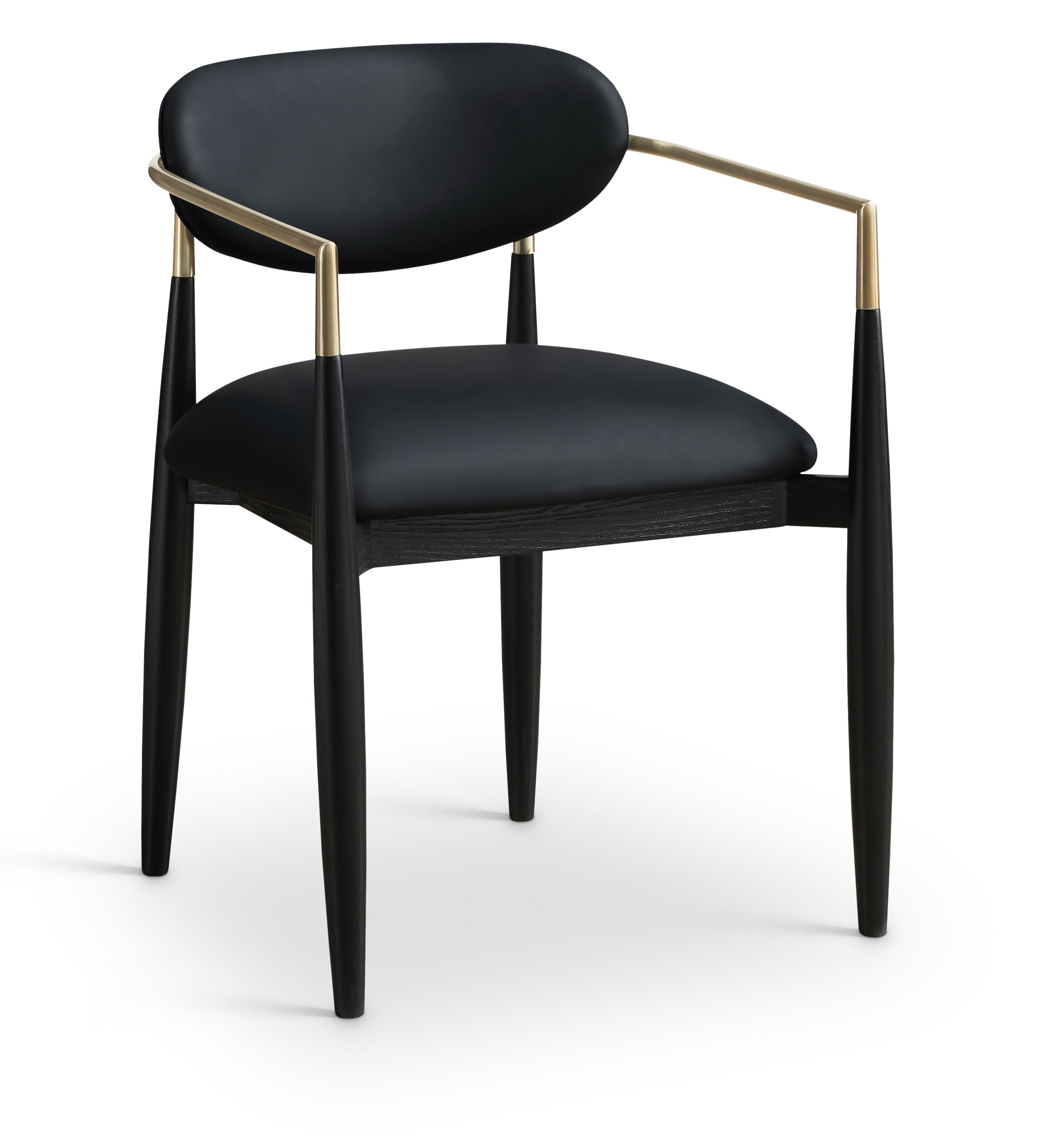Riccio - Dining Arm Chair (Set of 2) - Black