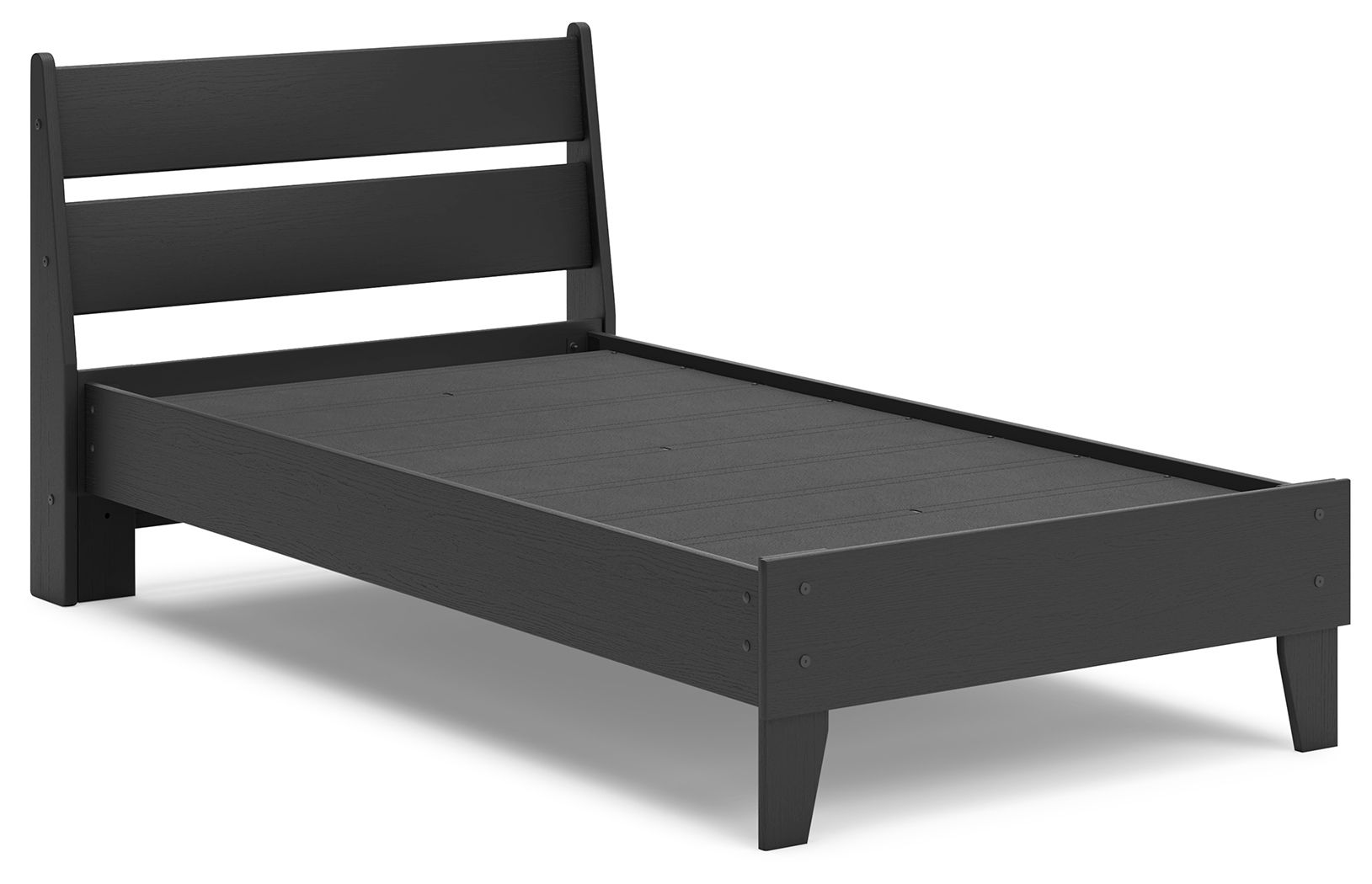 Socalle - Twin Panel Platform Bed - Black