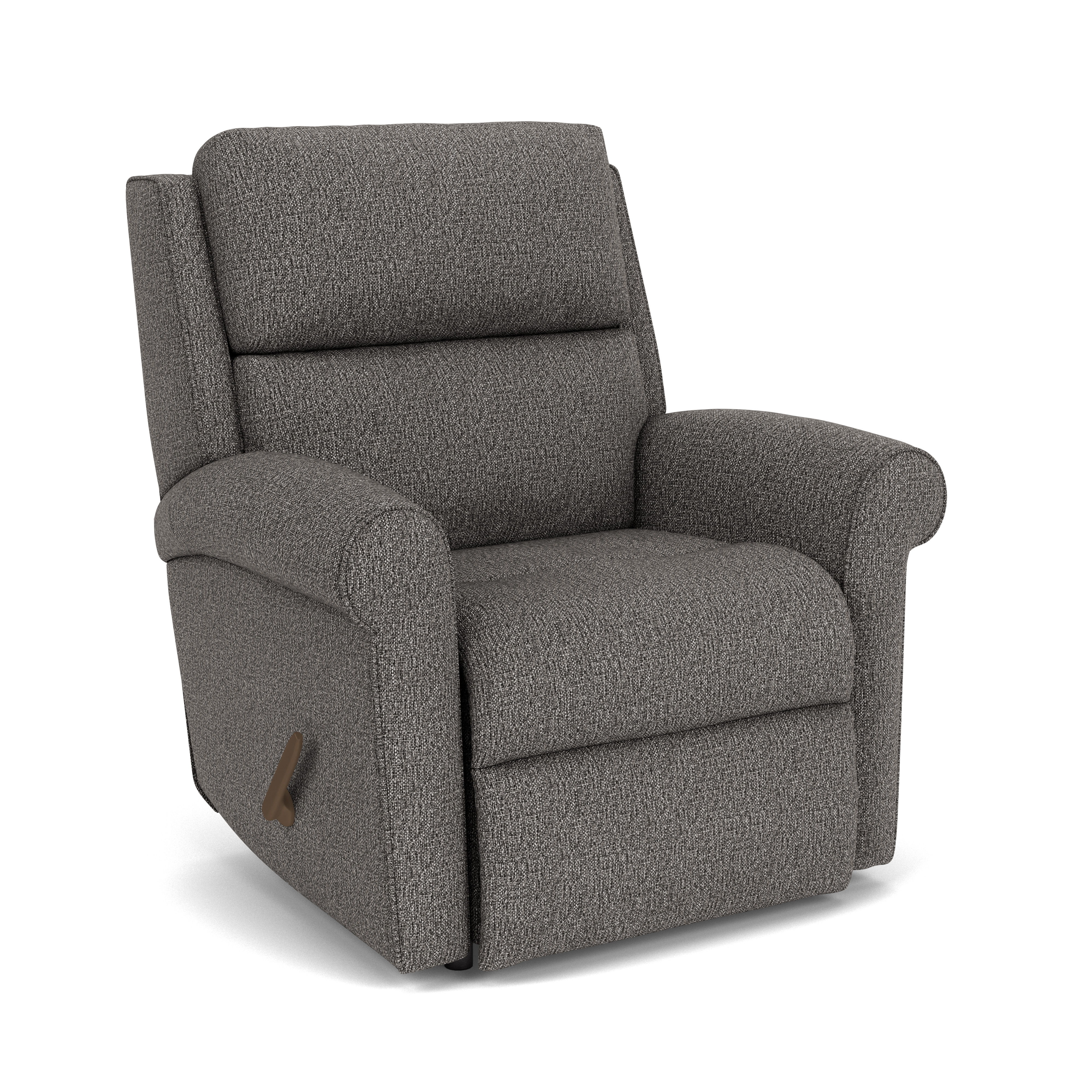 Belle - Traditional Fabric Recliner, gray
