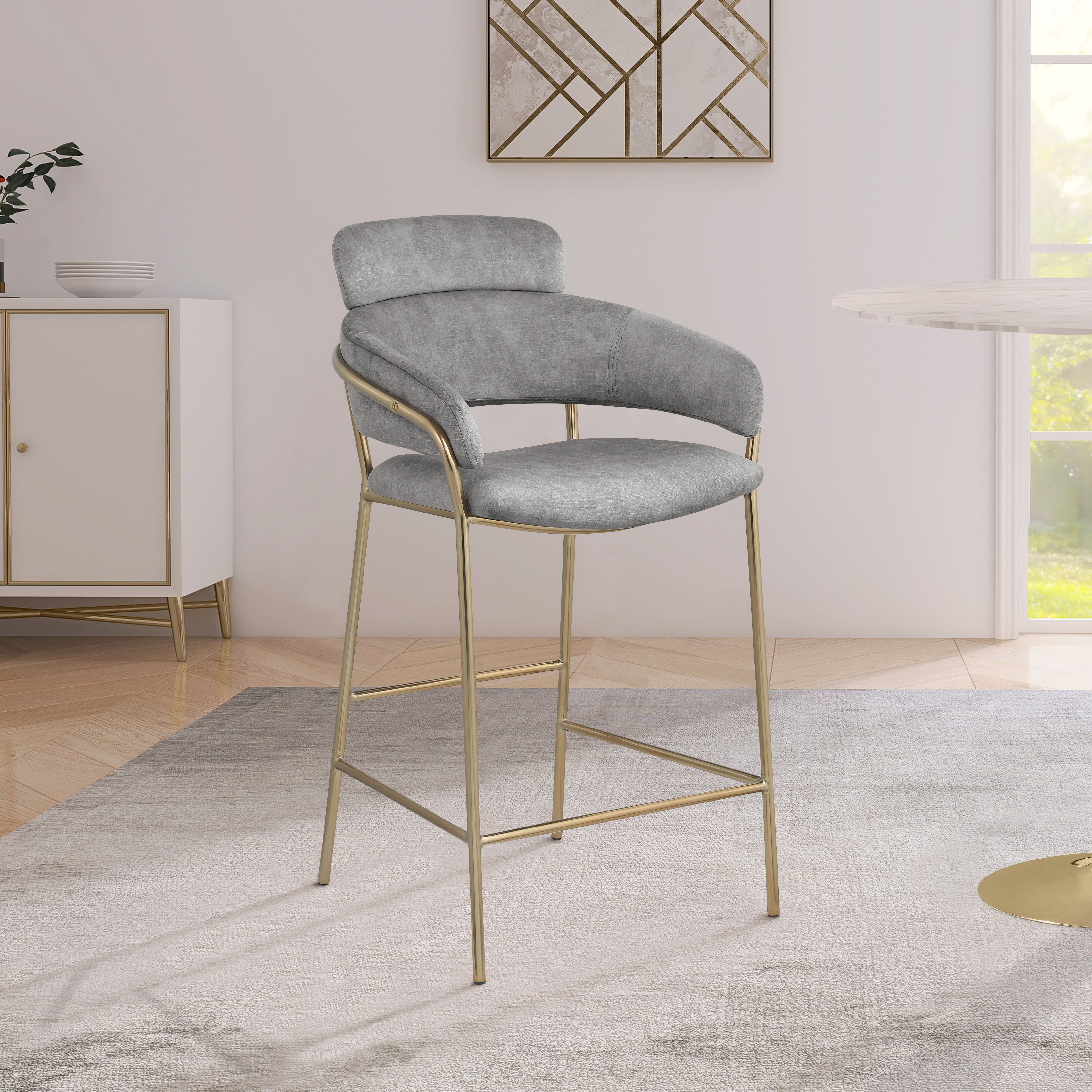 Yara - Counter Stool - Gray