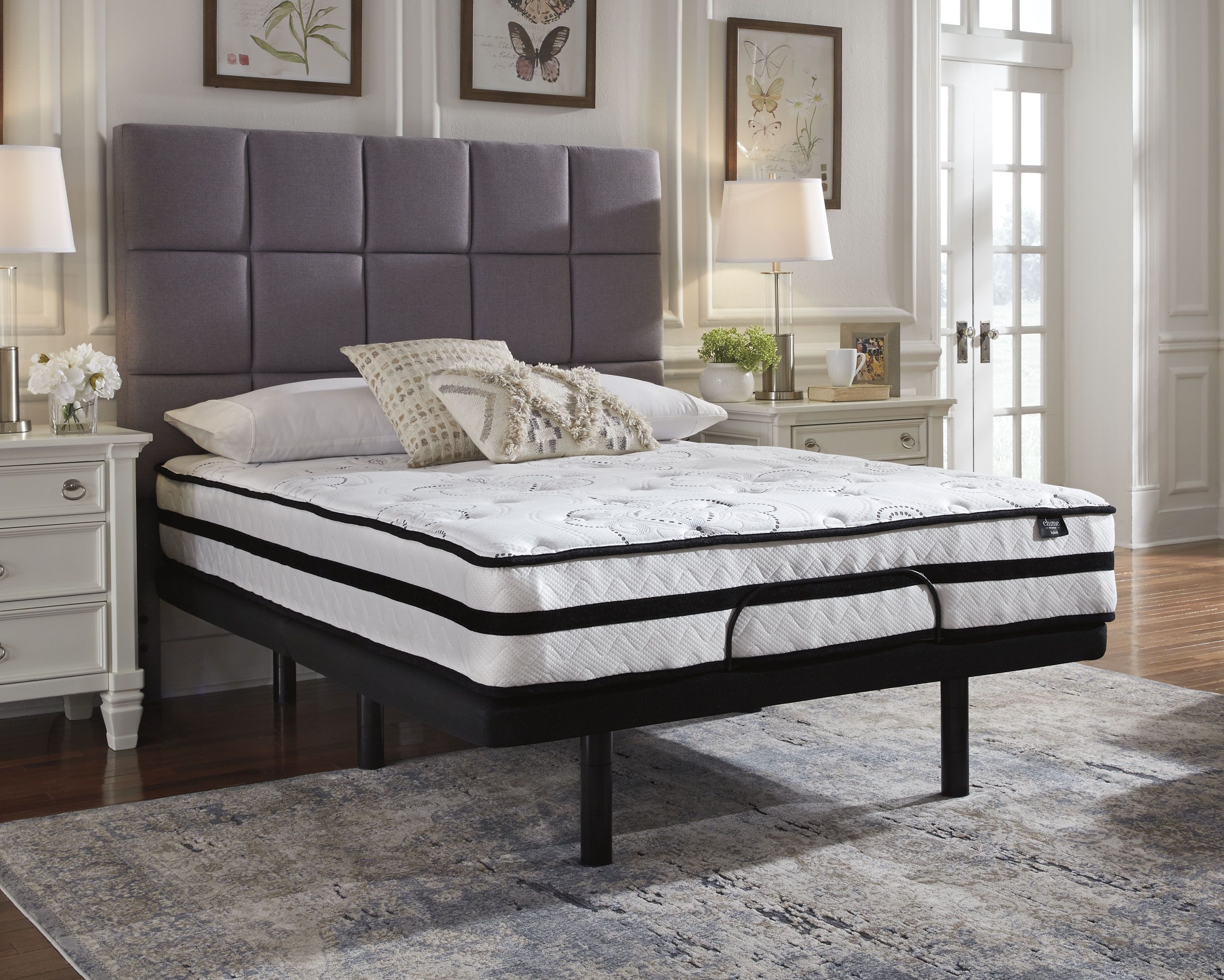 Ashley Furniture Chime 10 Inch Hybrid - 10" Full Mattress - White - Image 7