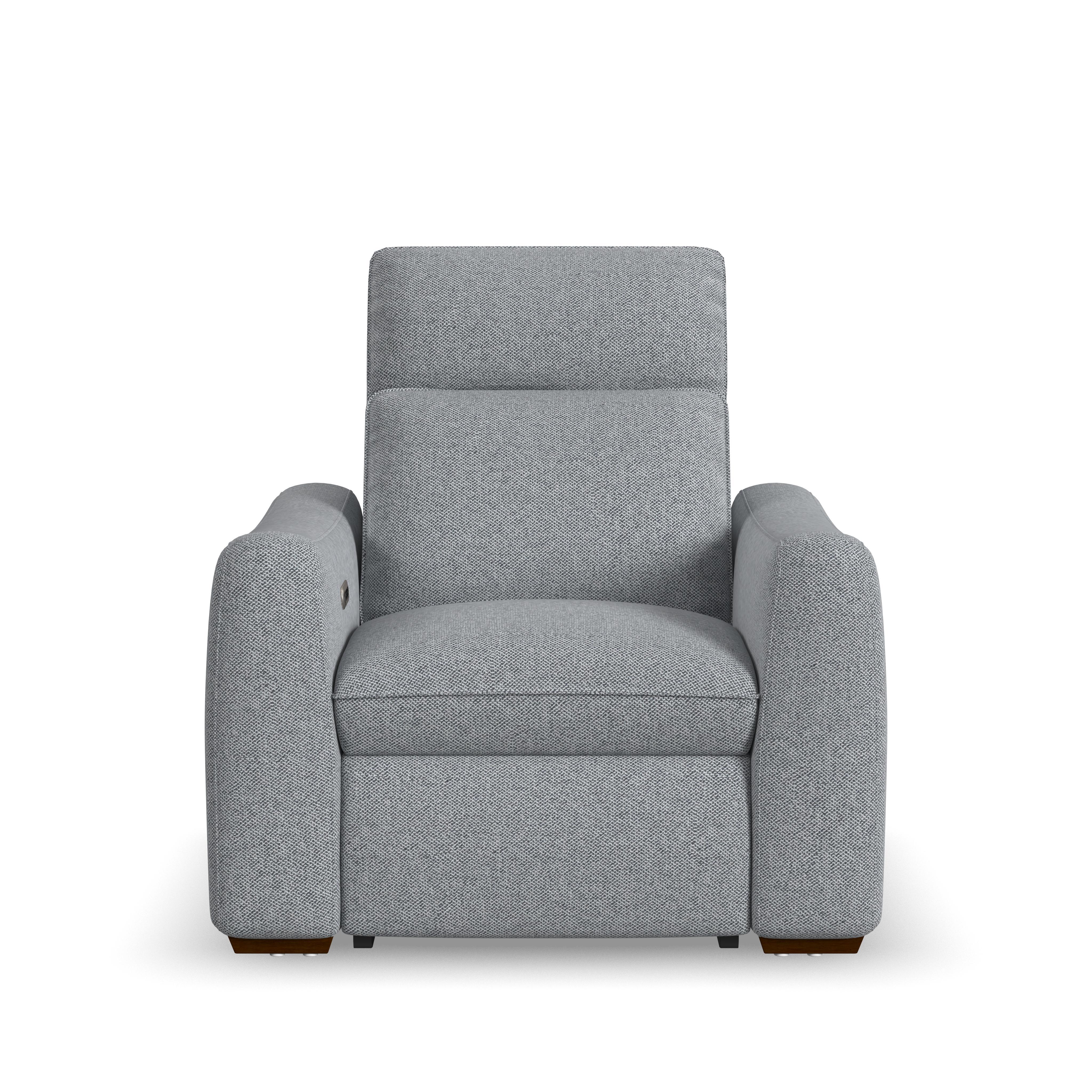 Ava - Power Recliner With Power Headrest & Lumbar, gray, view 3