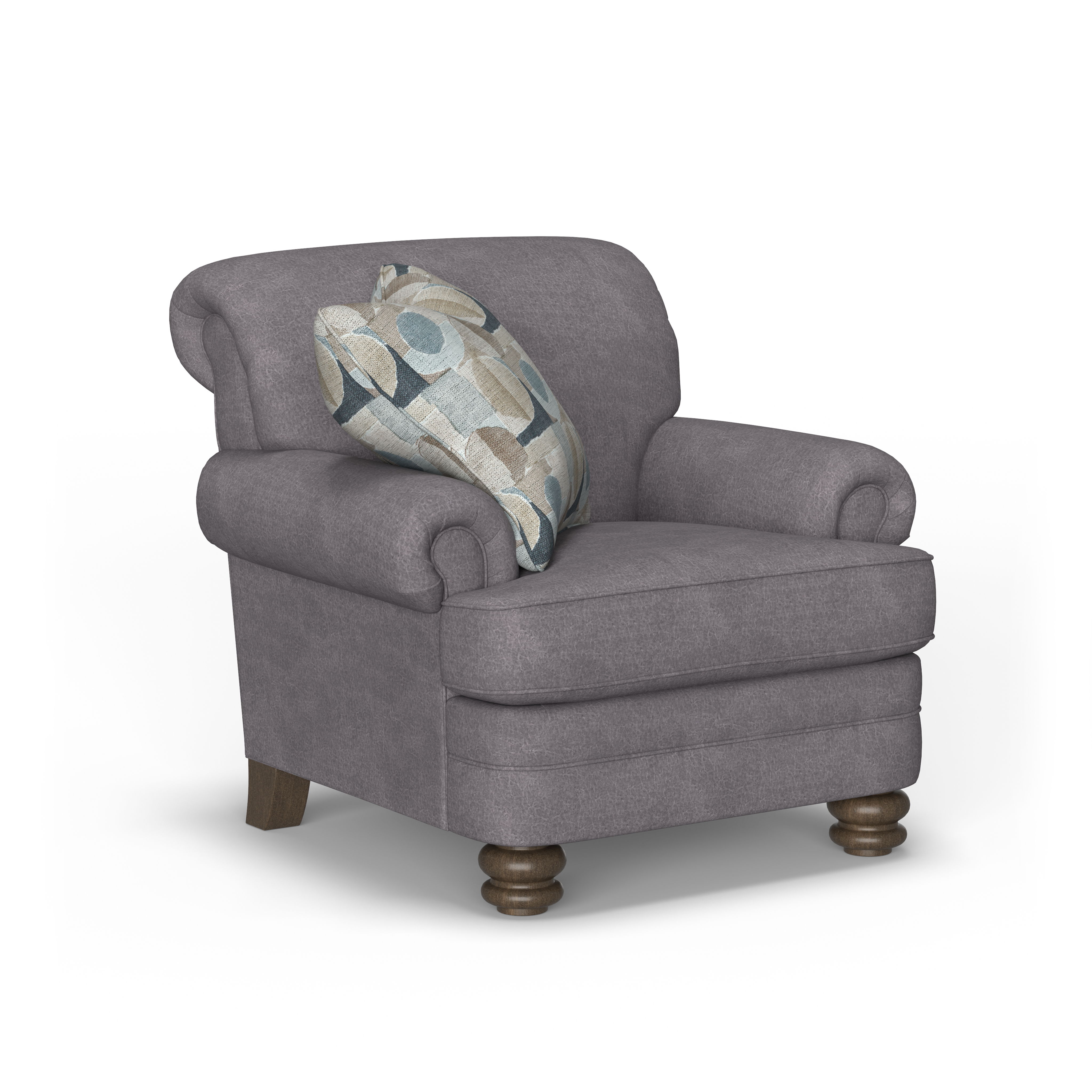 Bay Bridge - Fabric Chair, light gray, view 3