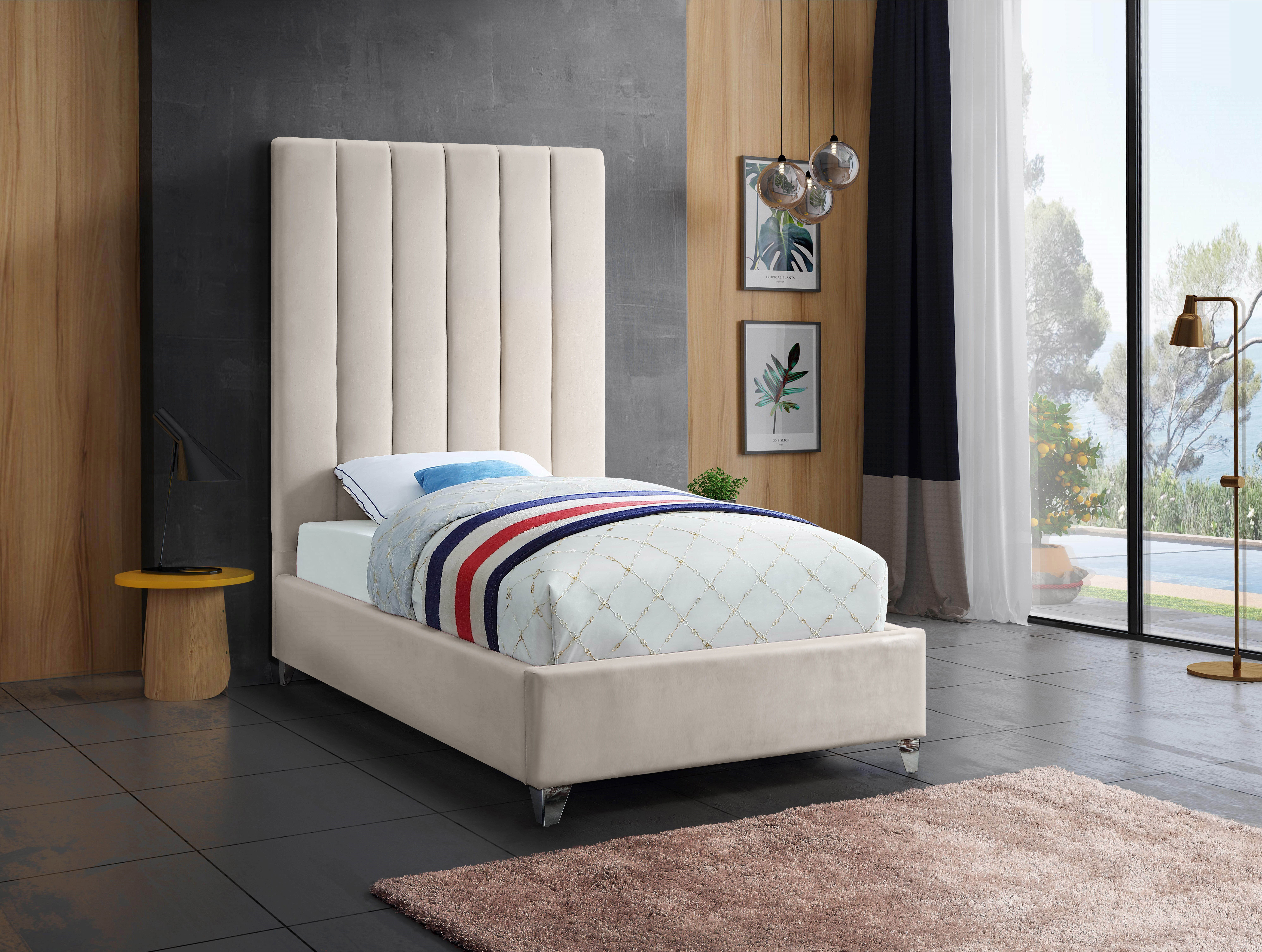 Via - Twin Bed - Cream