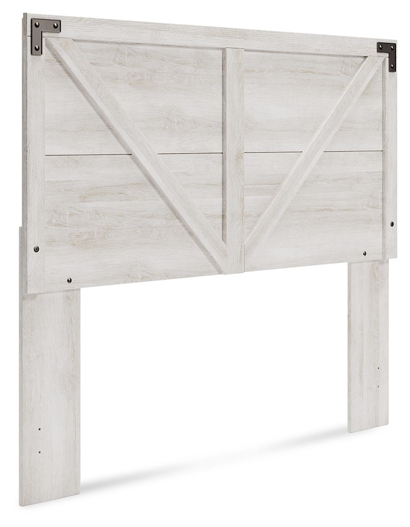Shawburn – Queen Crossbuck Panel HDBD – Whitewash