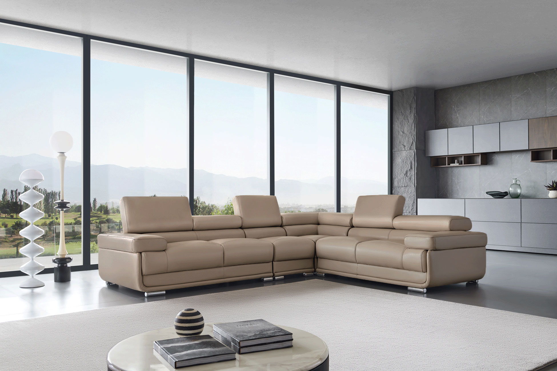 2119 - Sectional, Left Or Right - Beige