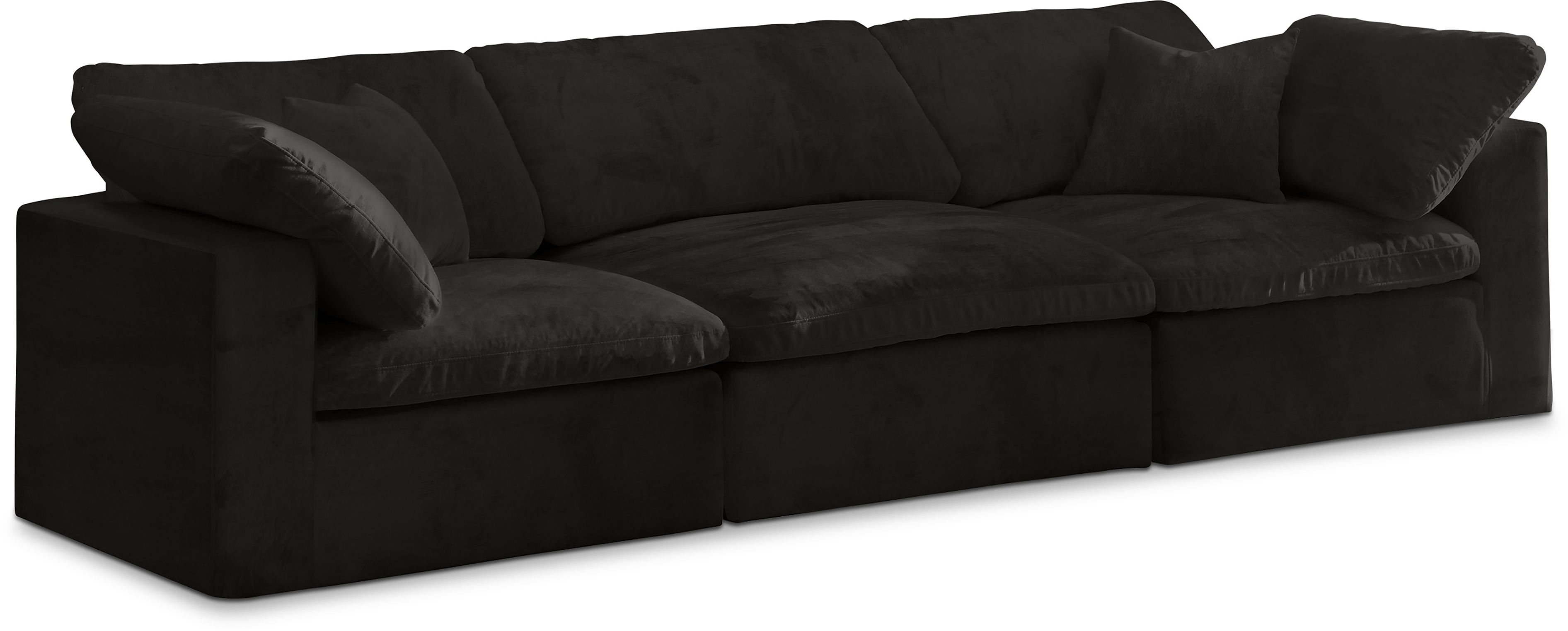 Cozy - 3 Seat Modular Sofa - Black