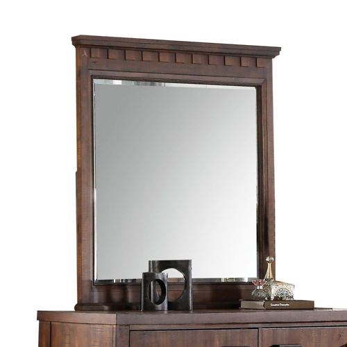 Vibia - Mirror - Cherry Oak, dark brown