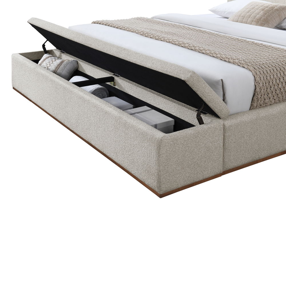 Boxter - Queen Bed With Storage - Beige, beige, view 6