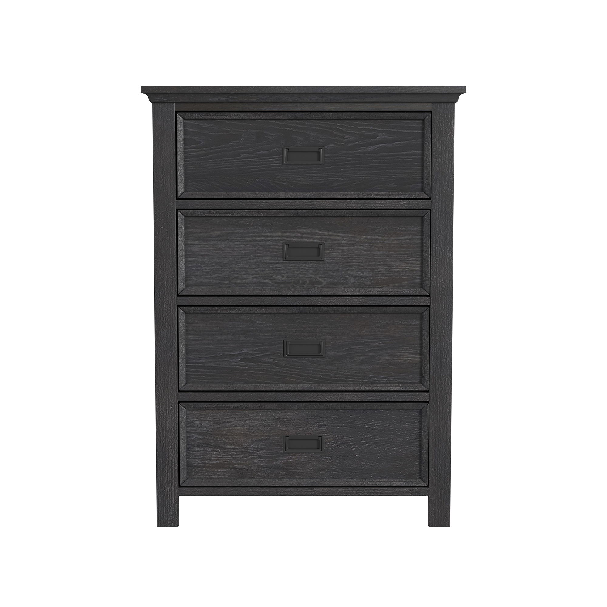 Hampton Kids - 4-Drawer Chest - Charcoal