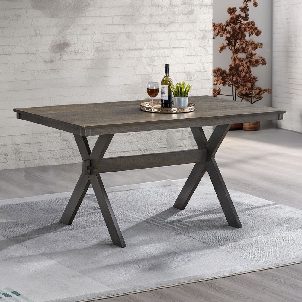 Marit - Dining Table - Gray, gray, view 6