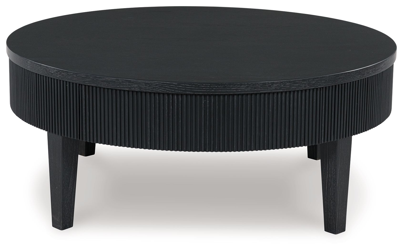 Ashley Furniture Marstream - Round Cocktail Table - Black - Image 4