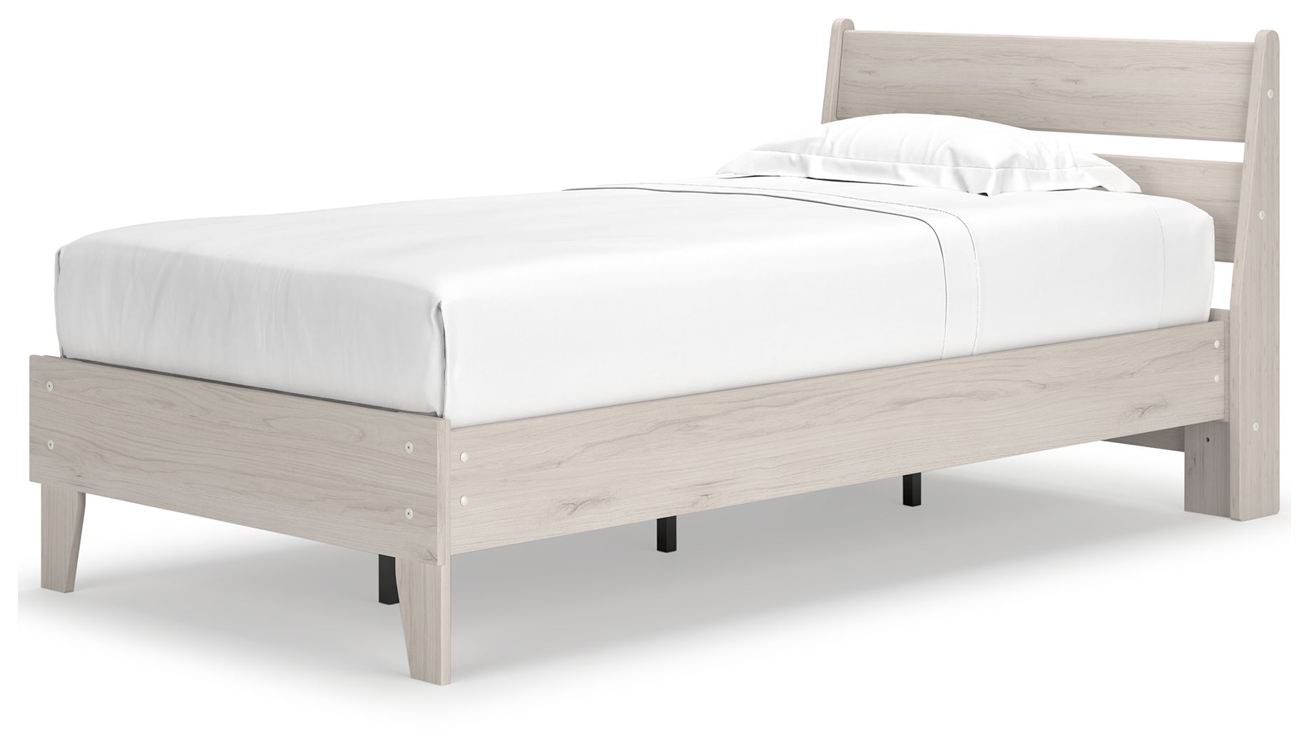 Socalle - Twin Panel Platform Bed - Natural