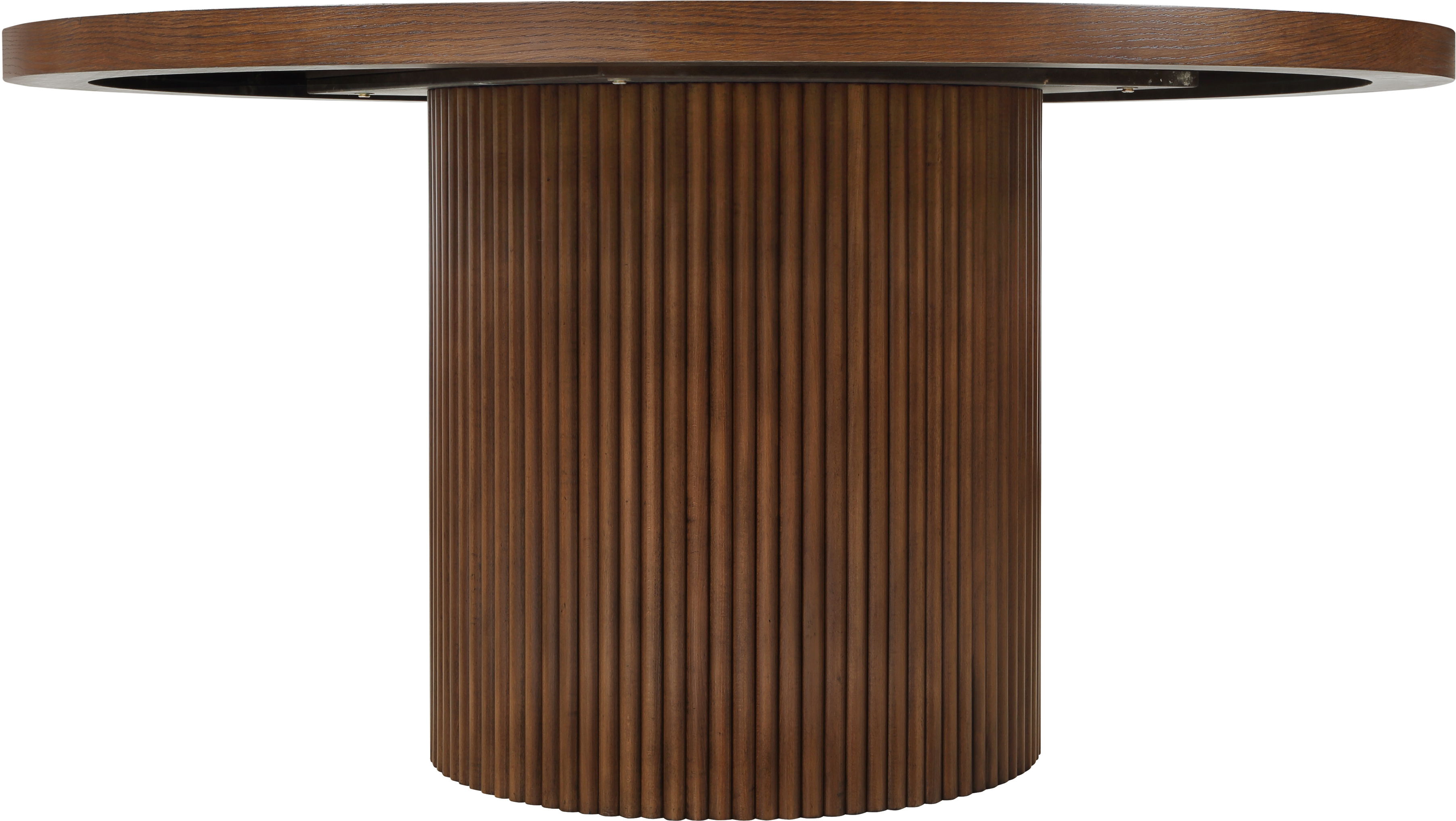 Belinda - Oak Veneer Dining Table - Brown
