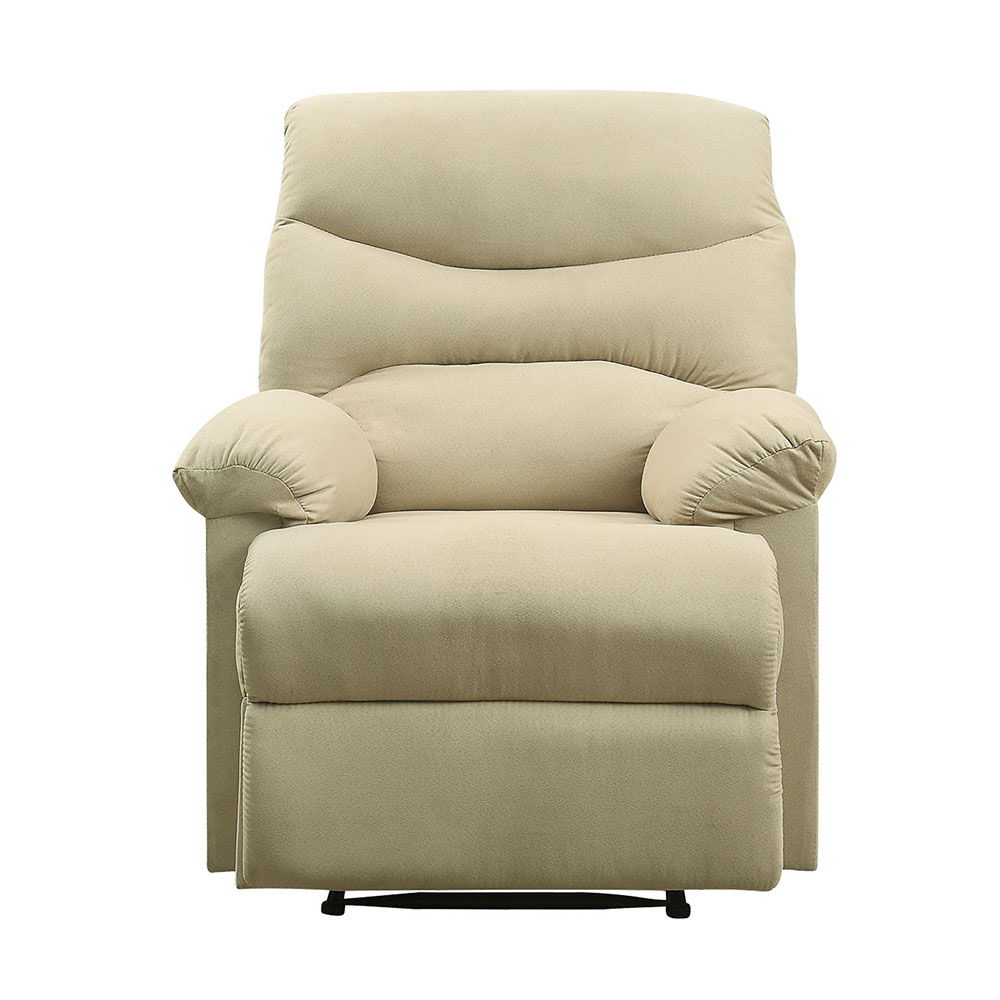 Arcadia - Motion Recliner - Beige Microfiber, beige, view 3