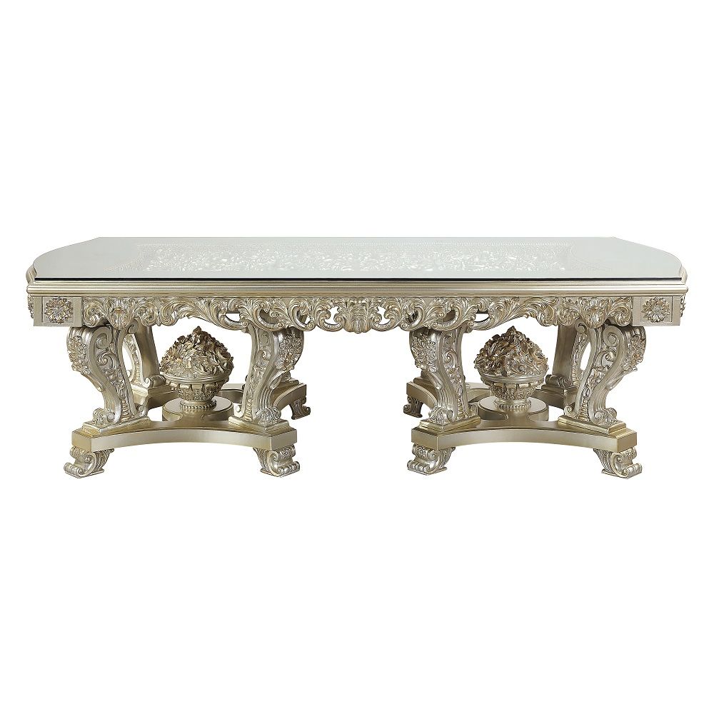Sorina - Dining Table - Antique Gold, beige, view 7