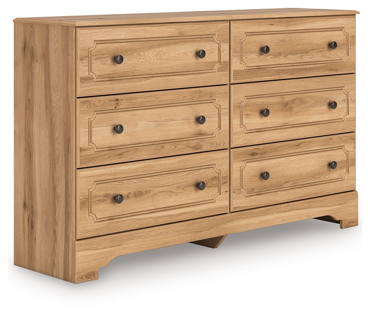 Aleaport - Six Drawer Dresser - Warm Brown