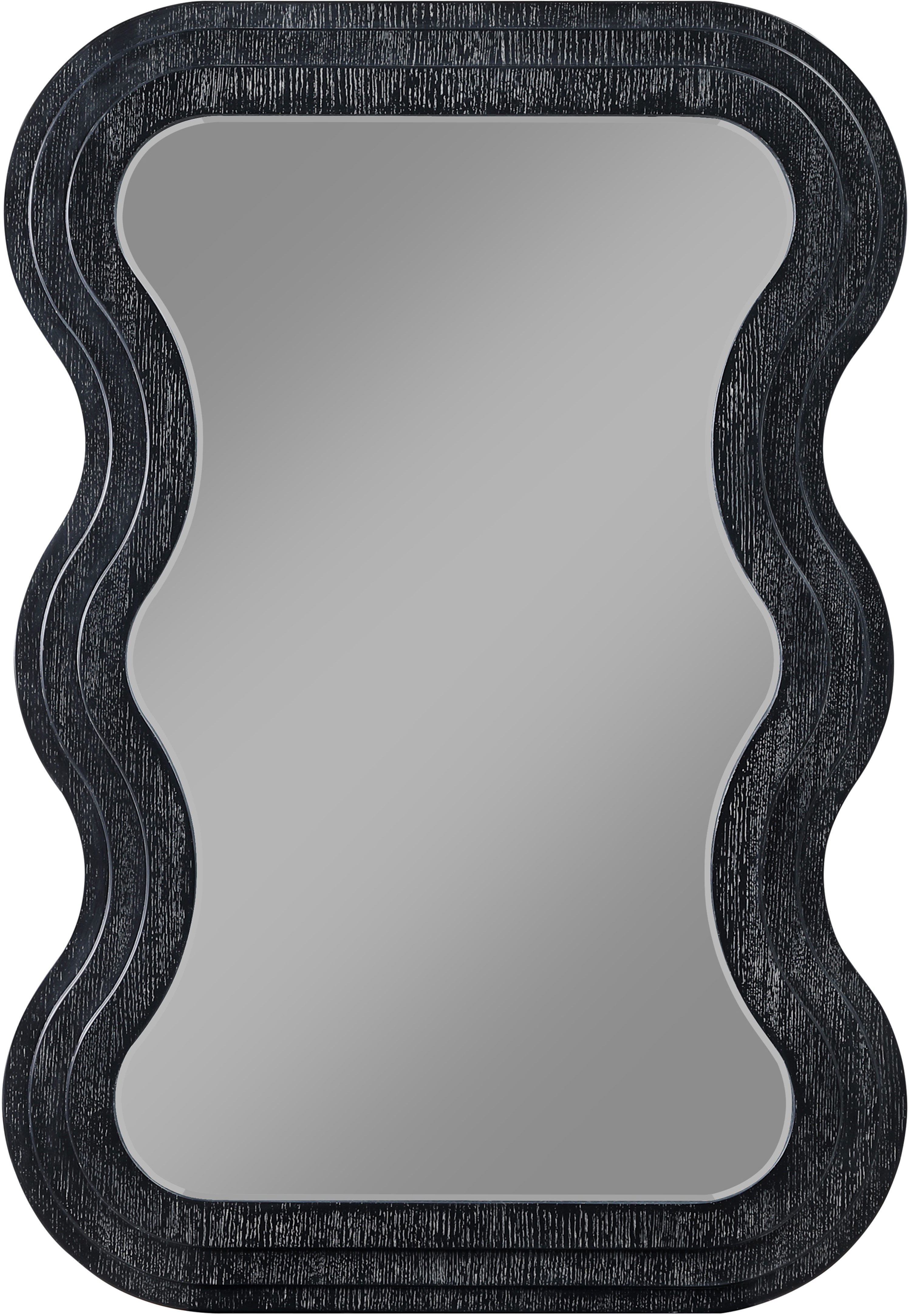 Bellagio - Oak Veneer Mirror - Black