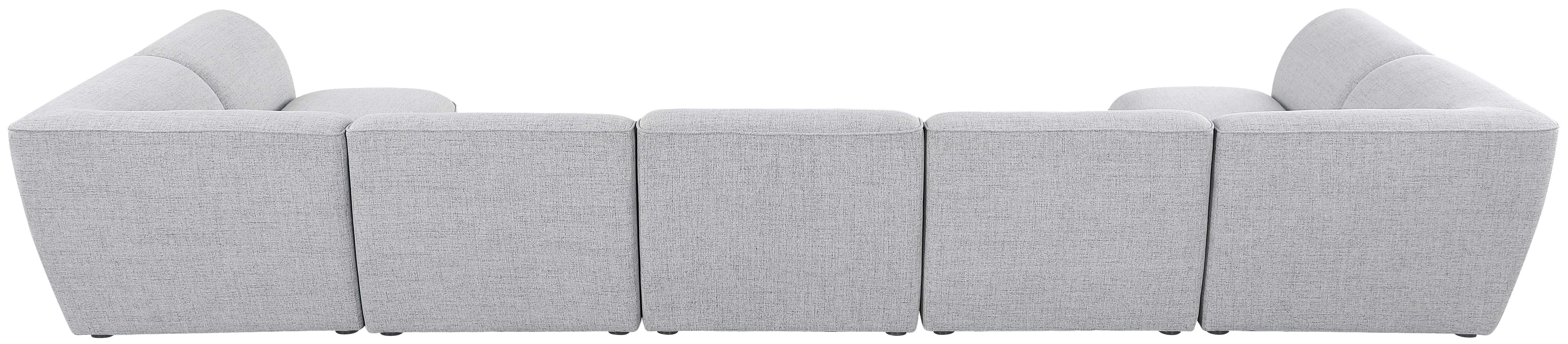 Miramar - 7 Piece Modular U-Shaped Sectional - Gray