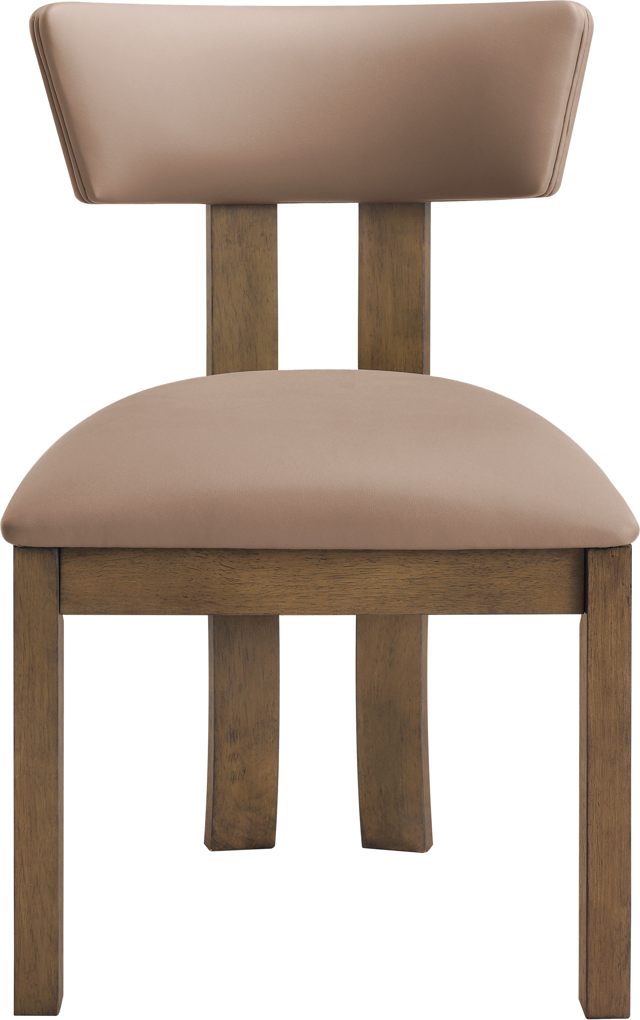 Lavrin - Vegan Leather Upholstered Dining Side Chair (Set of 2) - Tan