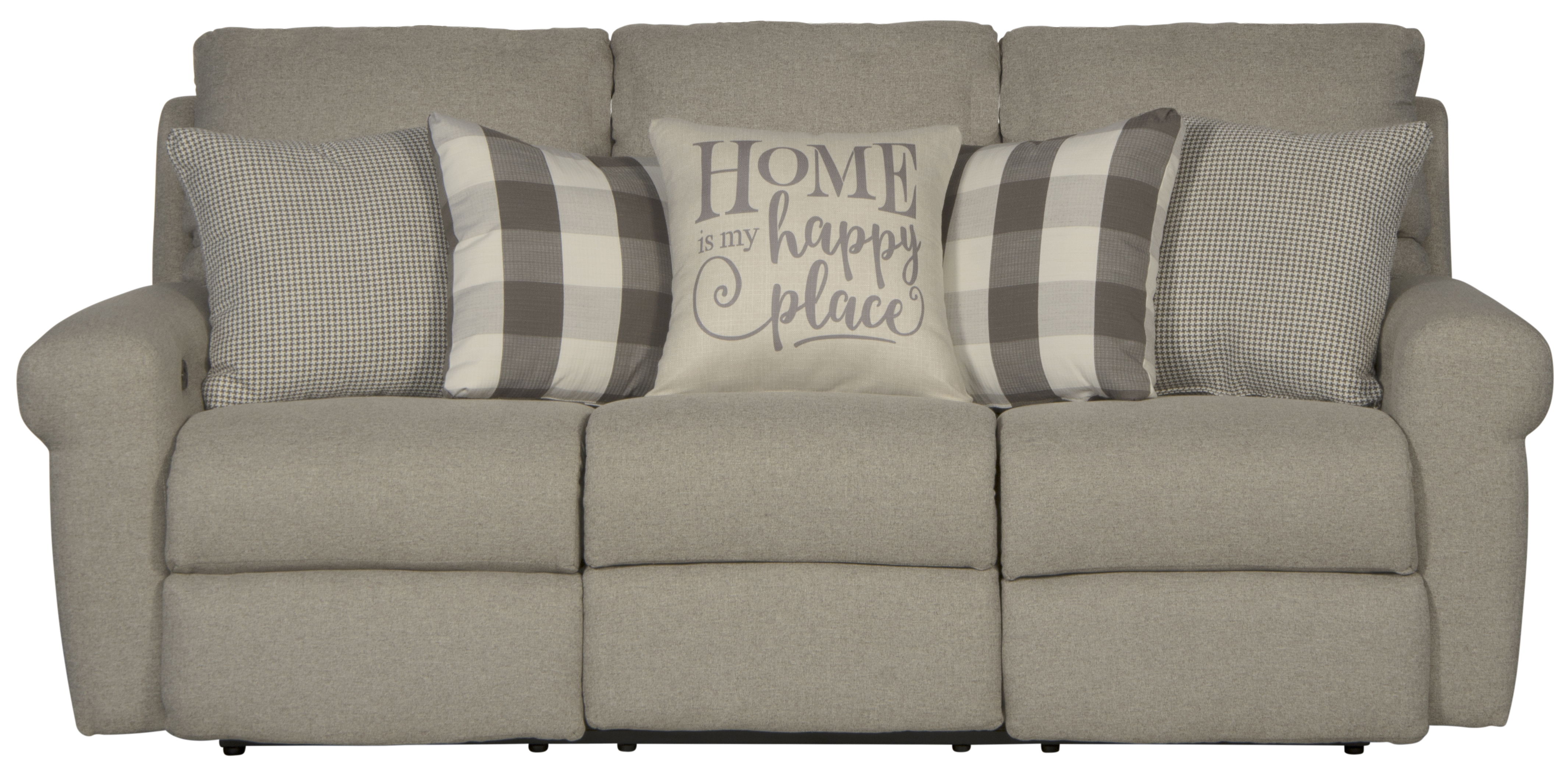 Westport - Power Lay Flat Reclining Sofa - Metal