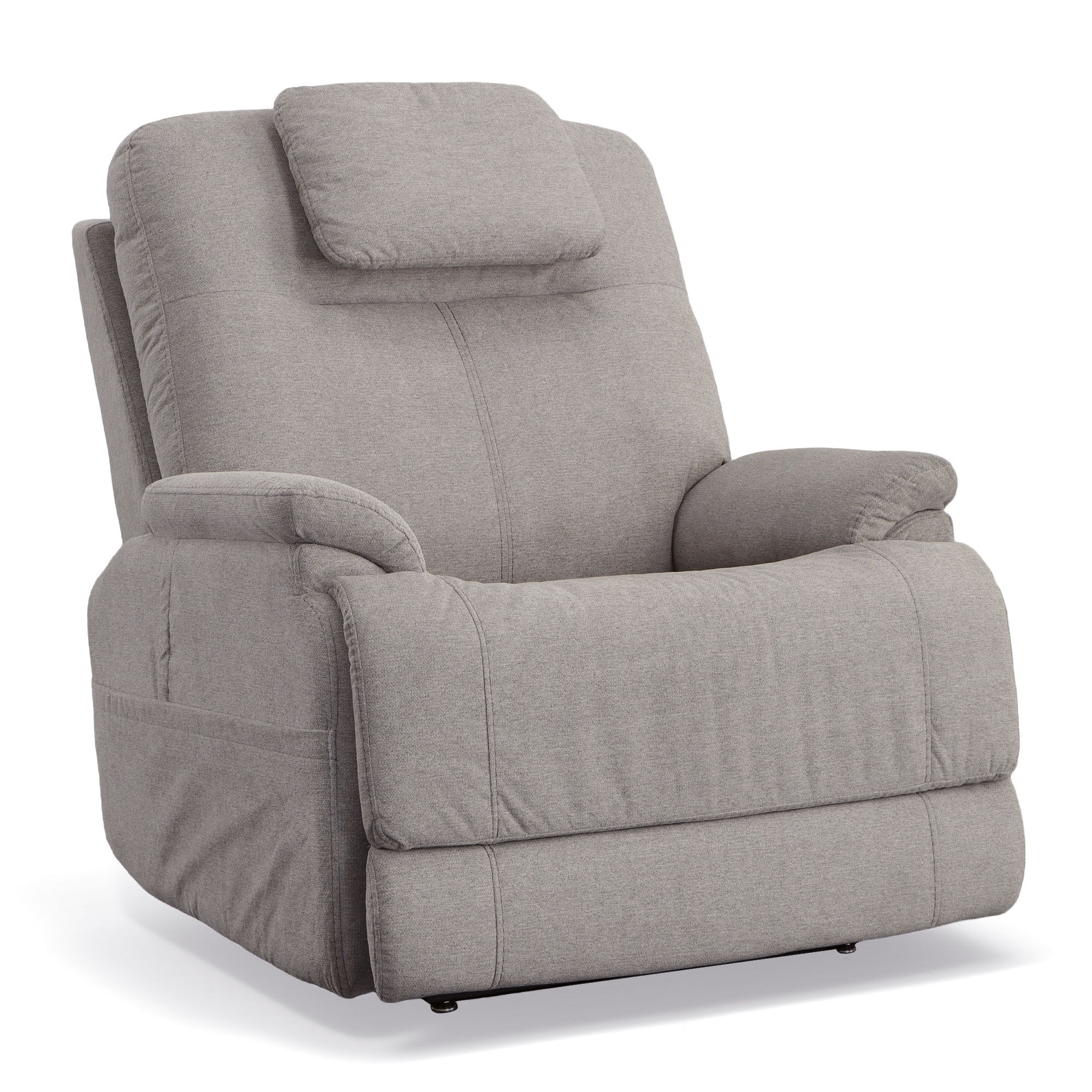 Zecliner Model 1 - Power Lift Sleep Chair - Dove, light gray, view 3