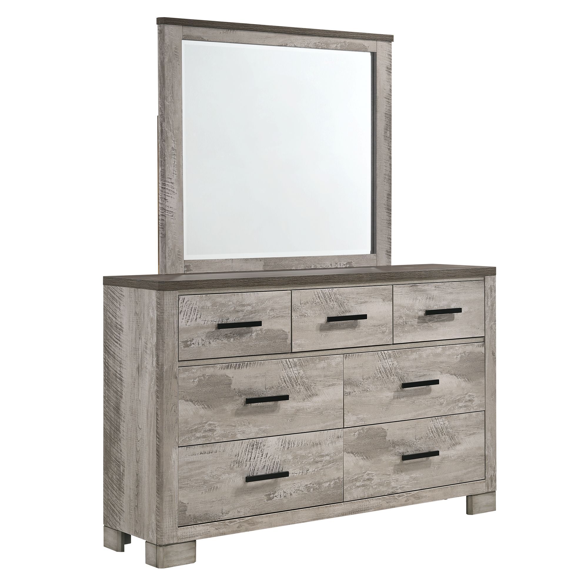 6-Drawer Dresser With Mirror
