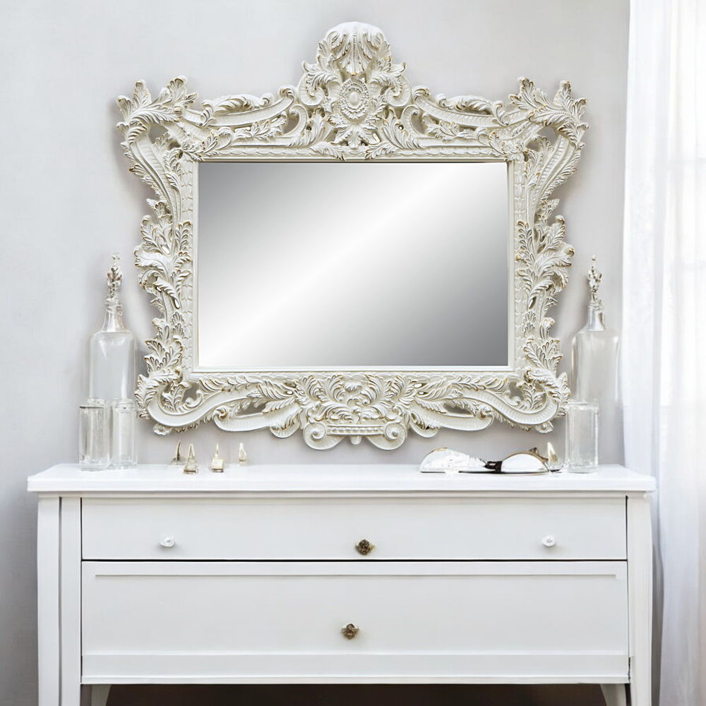 Adara - Mirror - Antique White, beige, view 4